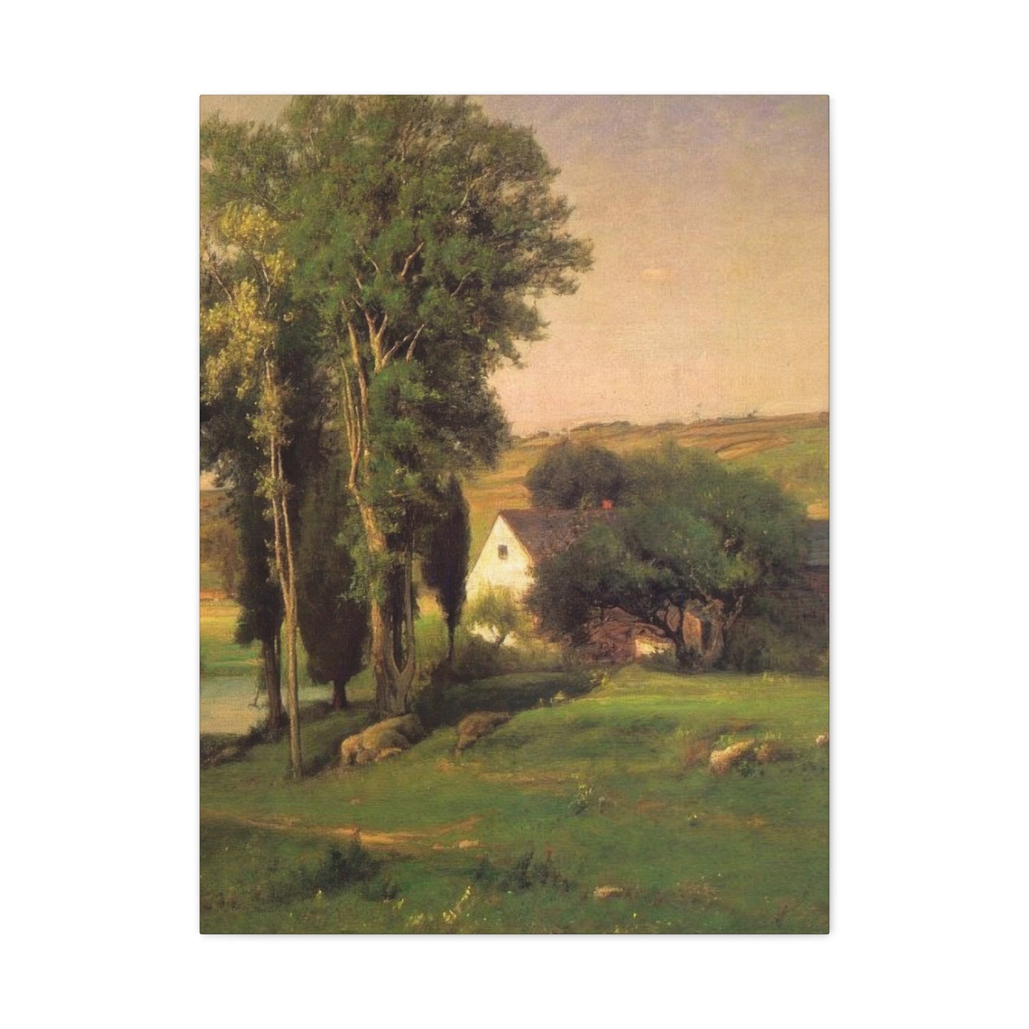 Old Homestead George Inness Wall Art & Canvas Prints