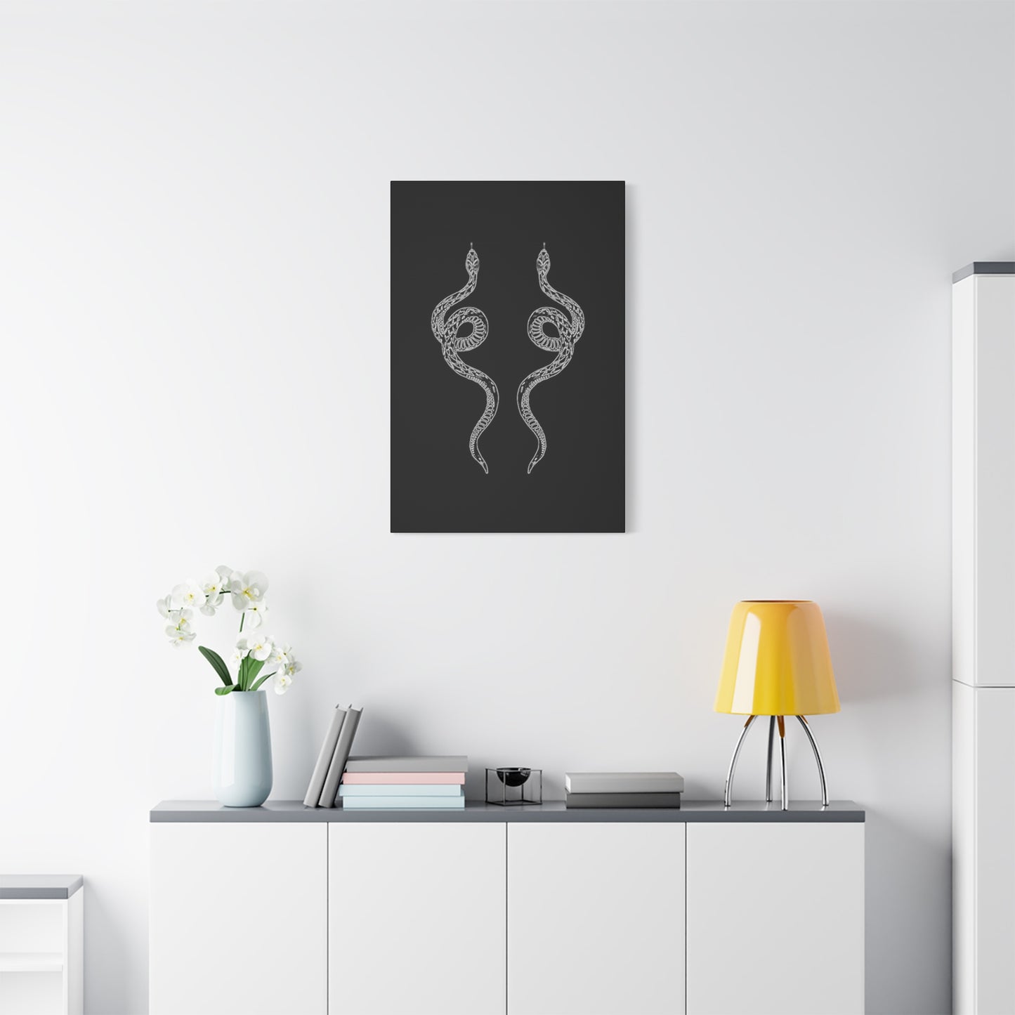 Two Snakes Poster Wall Art & Canvas Prints