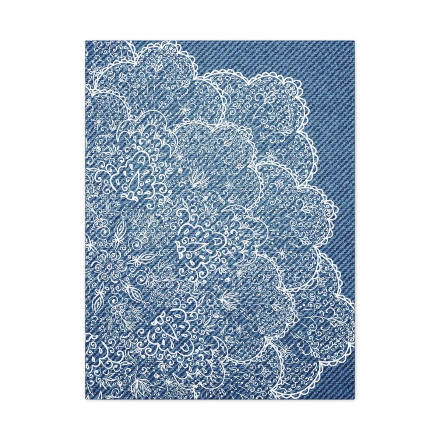 Denim Pattern Wall Art & Canvas Prints