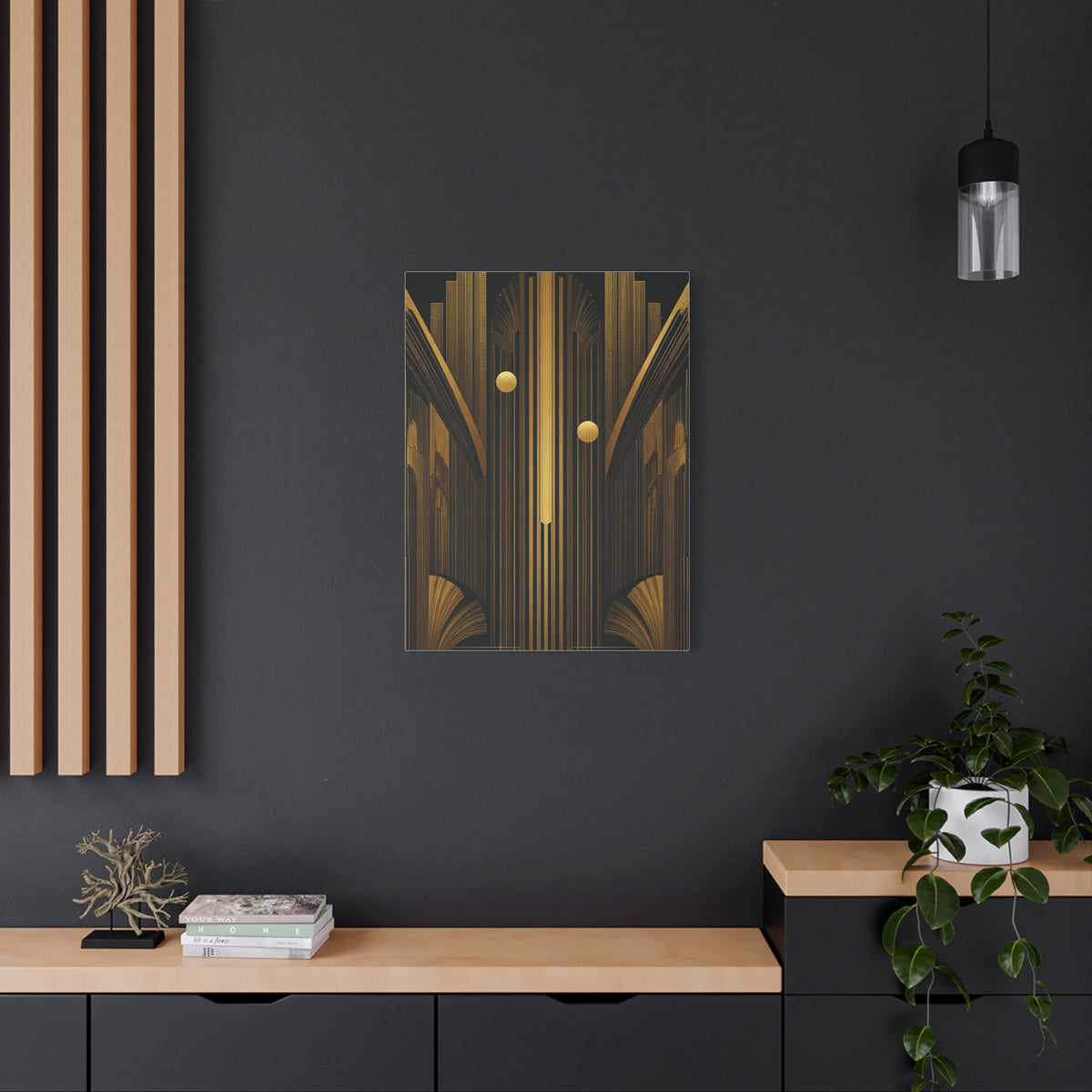 Grand Corridor Art Deco Architecture Wall Art & Canvas Prints
