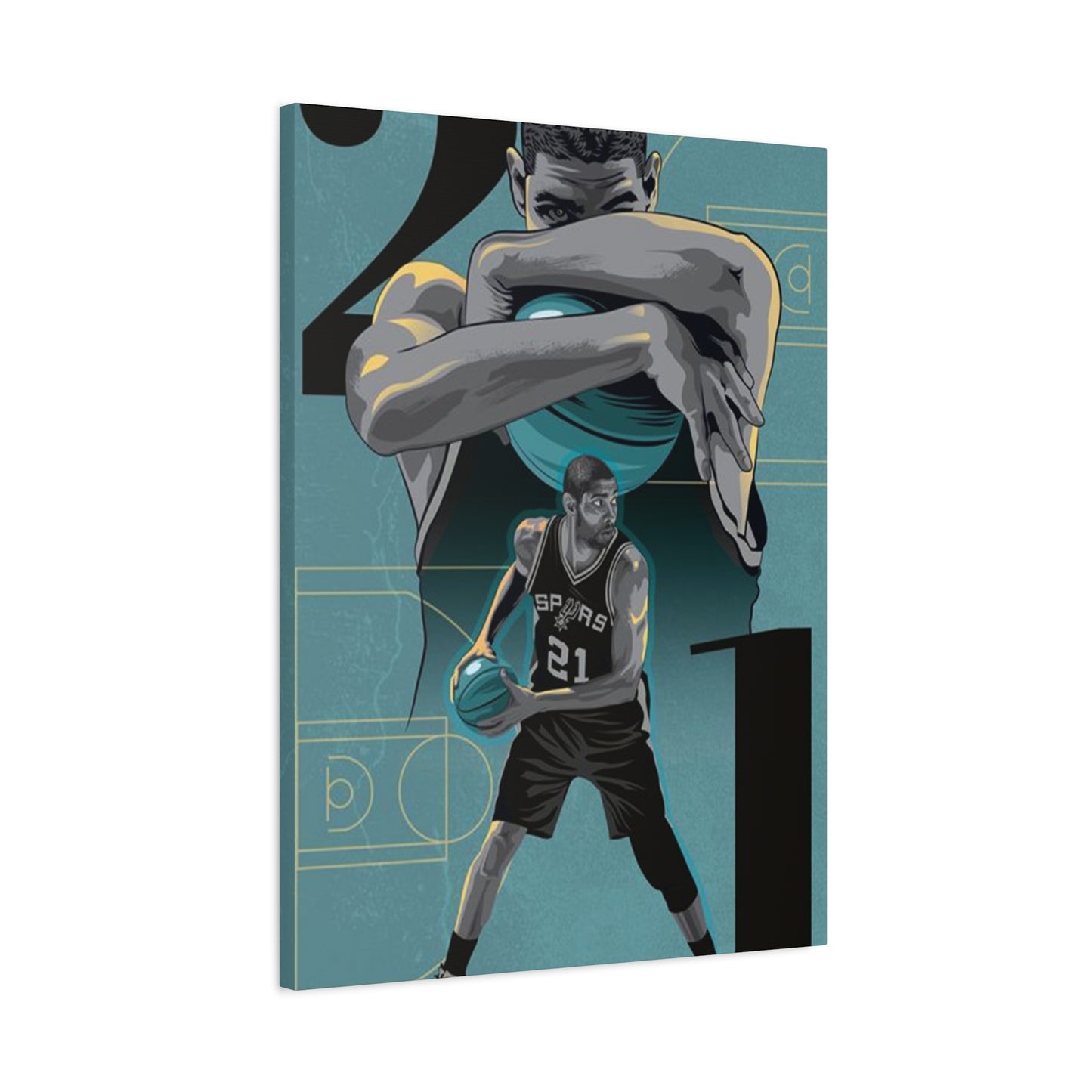 Tim Duncan Poster Wall Art & Canvas Prints