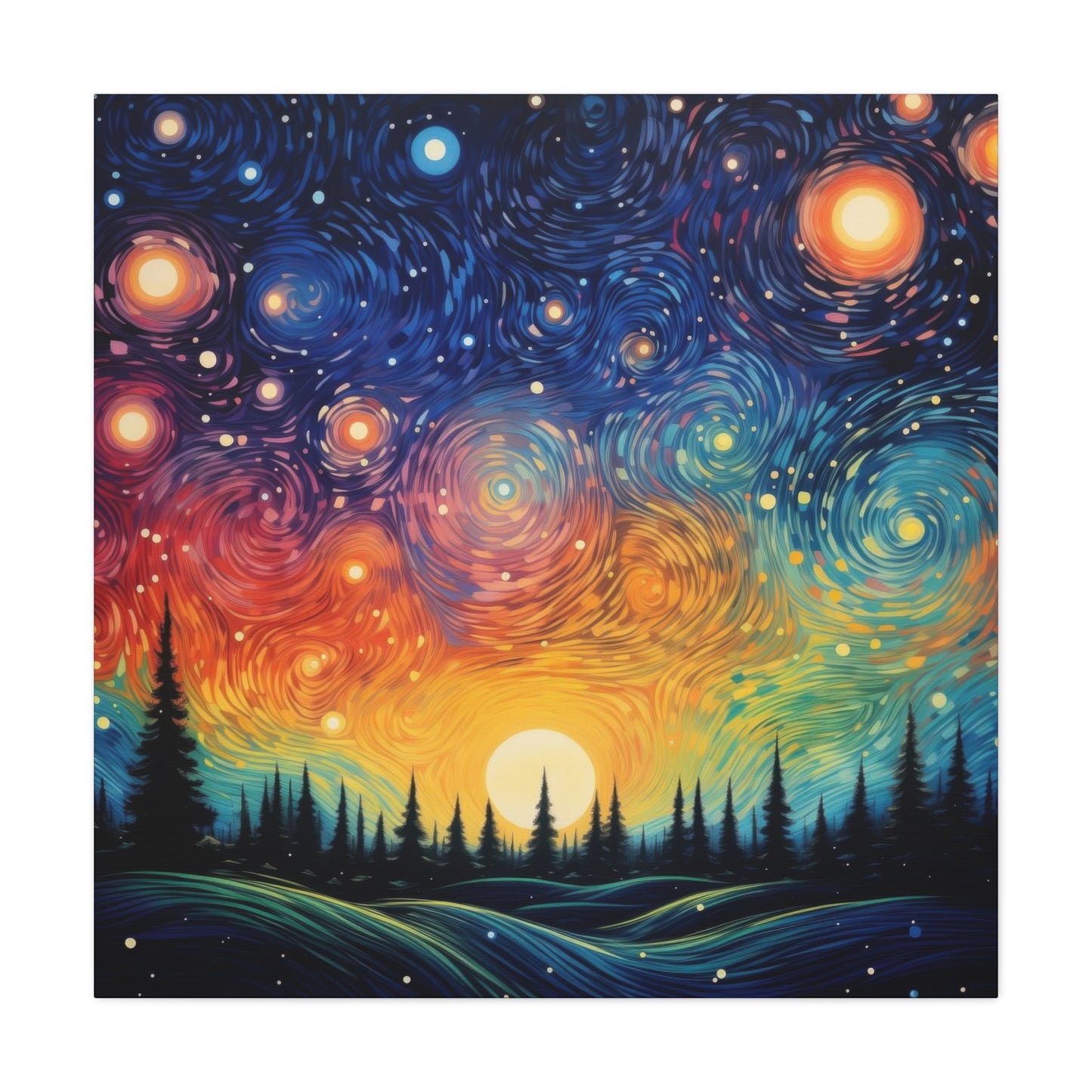 Twirly Sky Fresh Wall Art & Canvas Prints