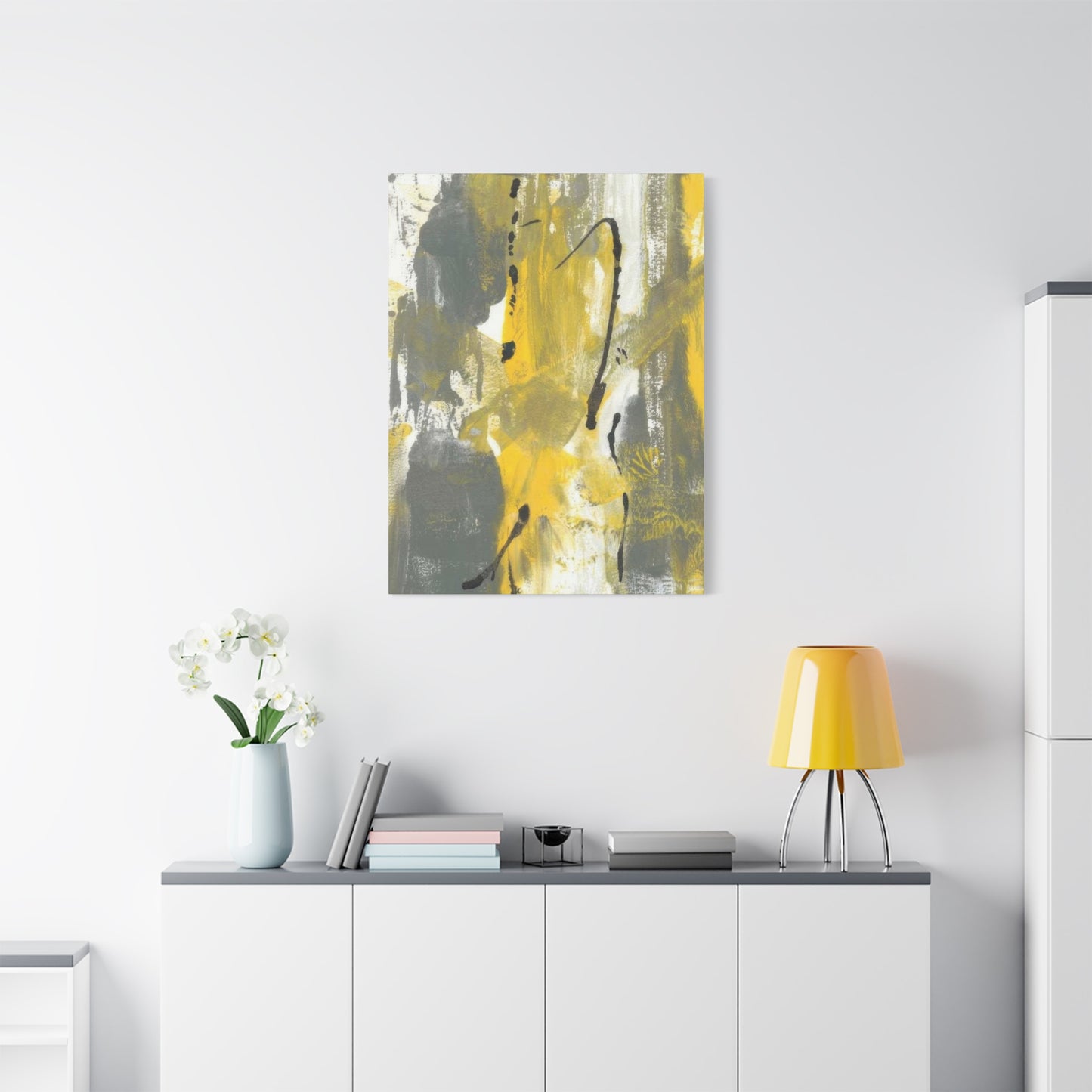 Joyce Combs Grey Movement 2 Wall Art & Canvas Prints