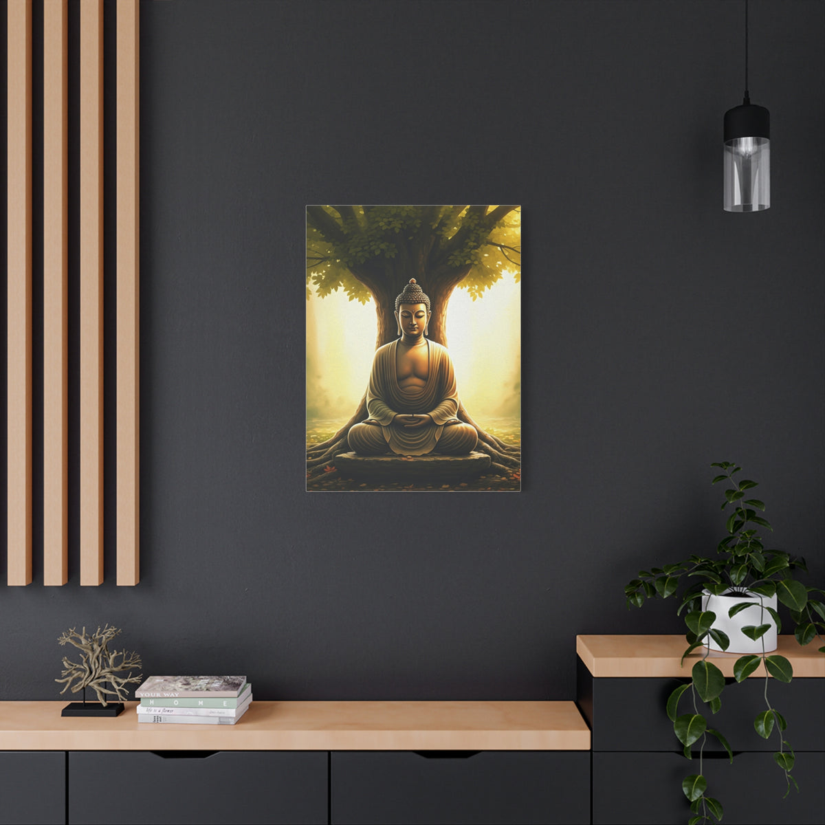 Bodhi Tree Enlightenment Buddha Wall Art & Canvas Prints