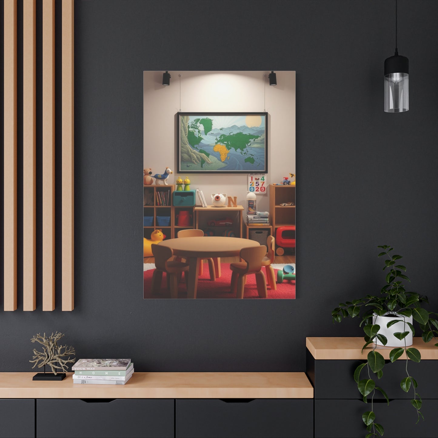 Elite Kids Playroom Art Vision Wall Art & Canvas Print