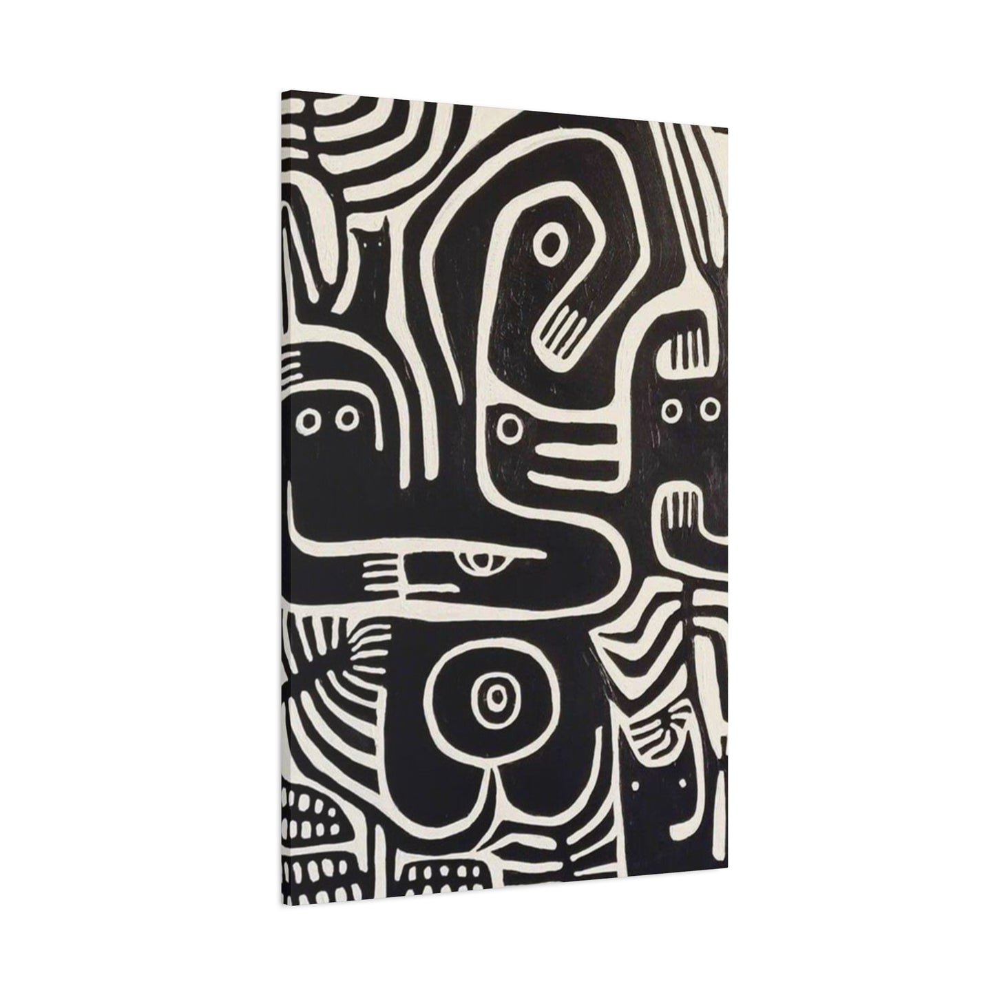Monochrome Black Cat Wall Art & Canvas Prints
