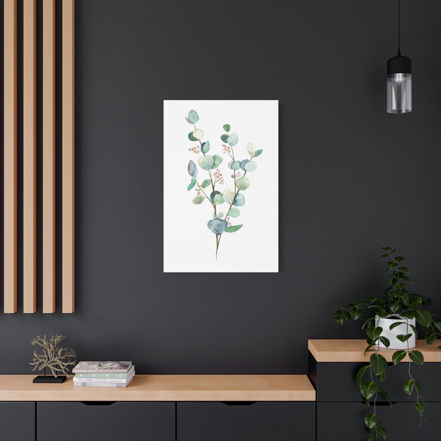 Eucalyptus Plant Light 2 Wall Art & Canvas Prints