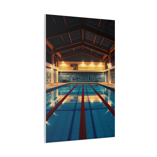 Swimming Pool Art Supreme Gallery Wall Art & Canvas Print