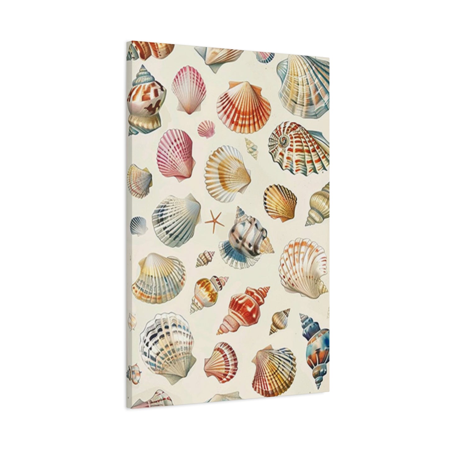 Colorful Shell Painting Wall Art & Canvas Prints