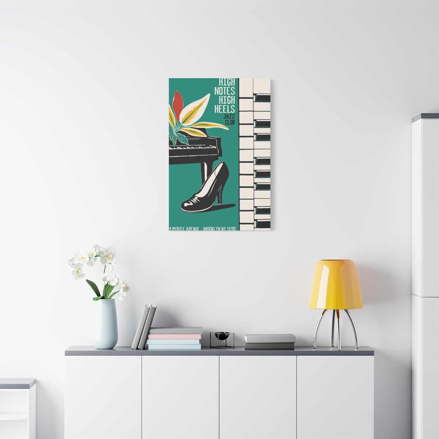 High Notes High Heels Wall Art & Canvas Prints