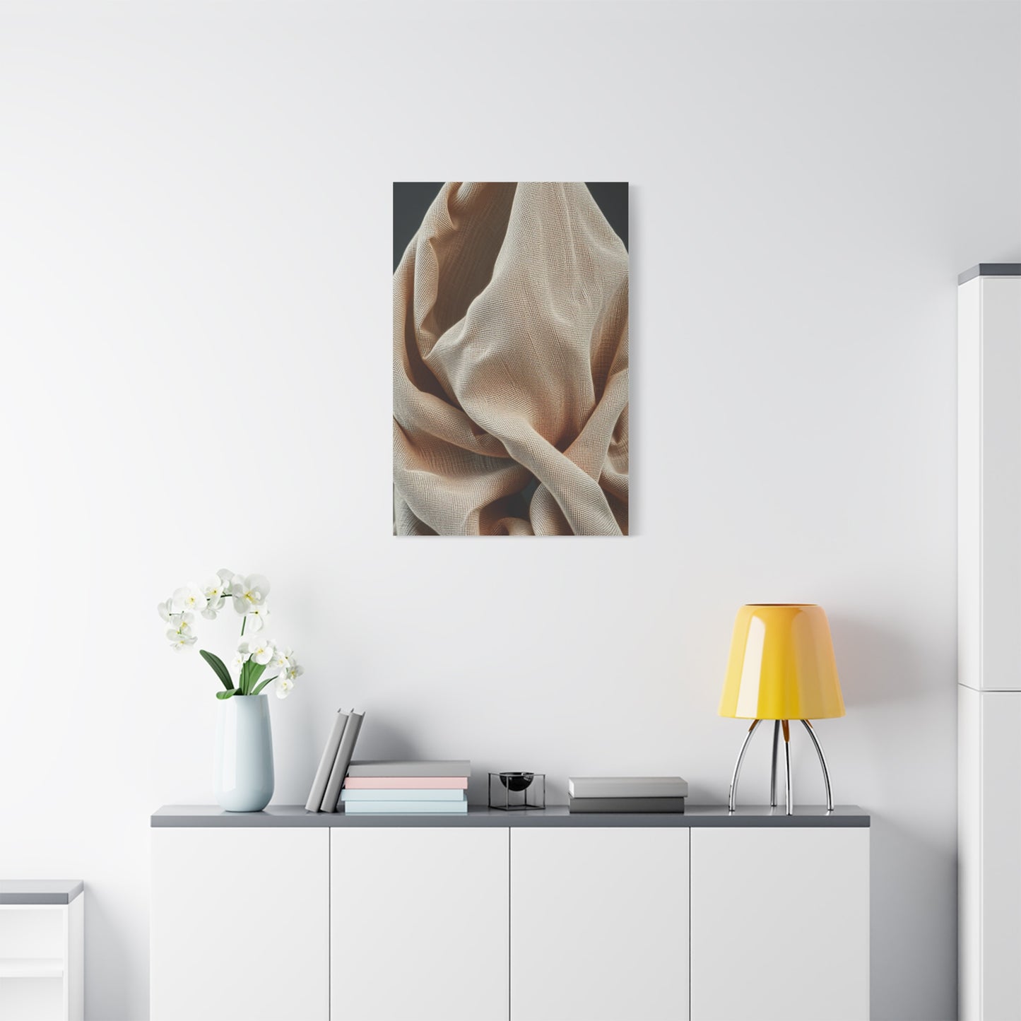Taupe, Linen, and Gray Art Refined Canvas Wall Art & Canvas Print