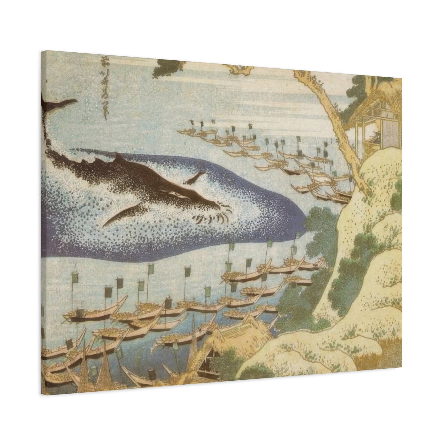 Katsushika Hokusai Whalling Off The Goto Islands Wall Art & Canvas Prints