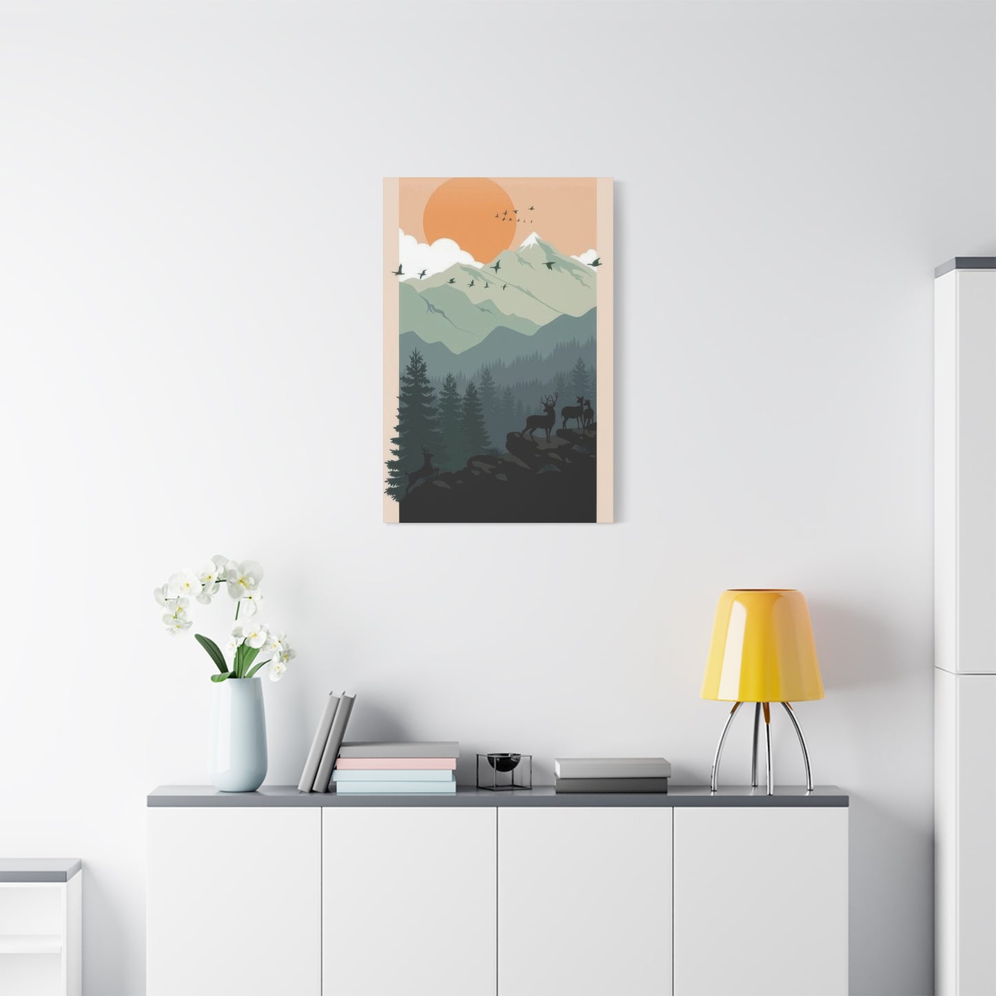 Forest Landscape Abstract Wall Art & Canvas Prints