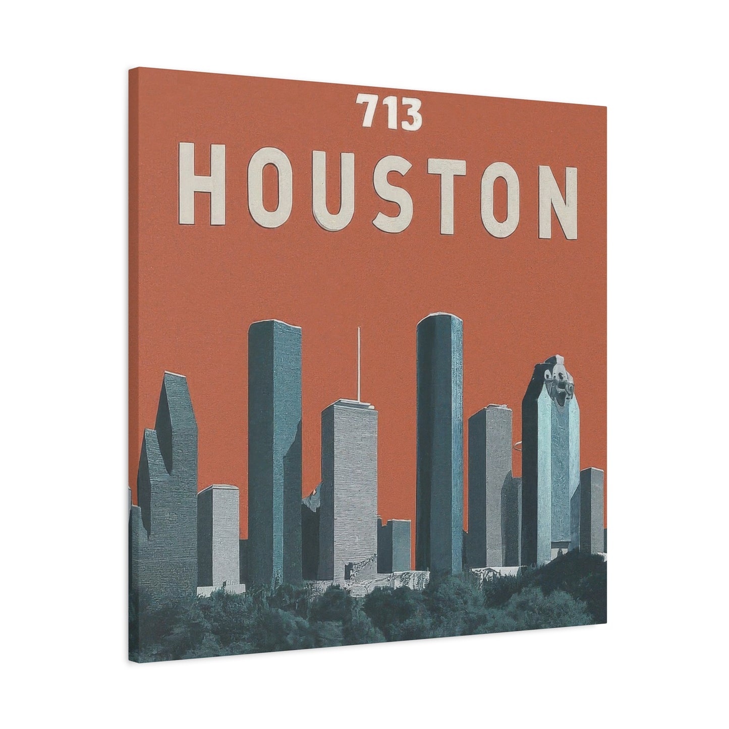 Houston Skyline 713 Wall Art & Canvas Prints