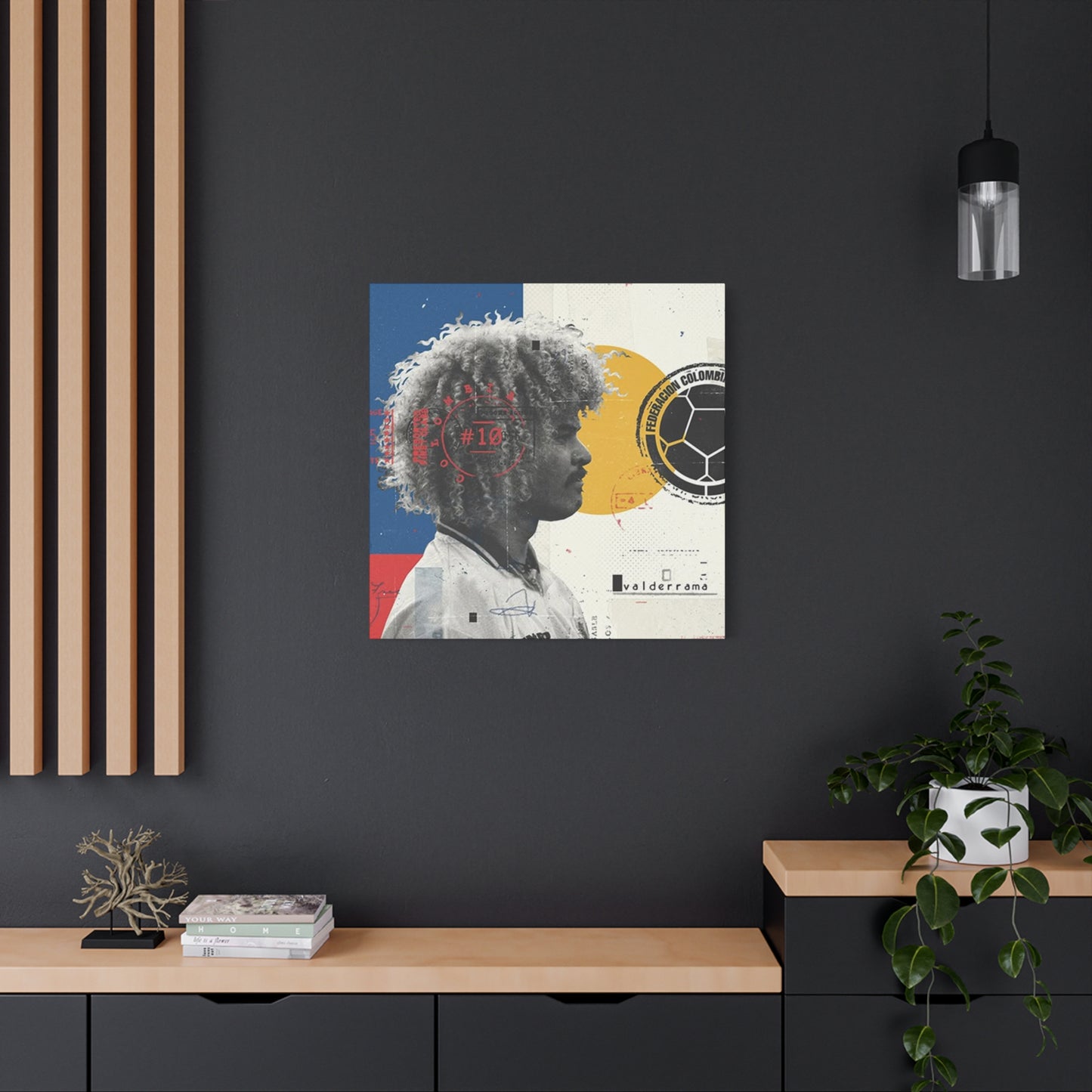 Football Player Abstract Wall Art & Canvas Prints