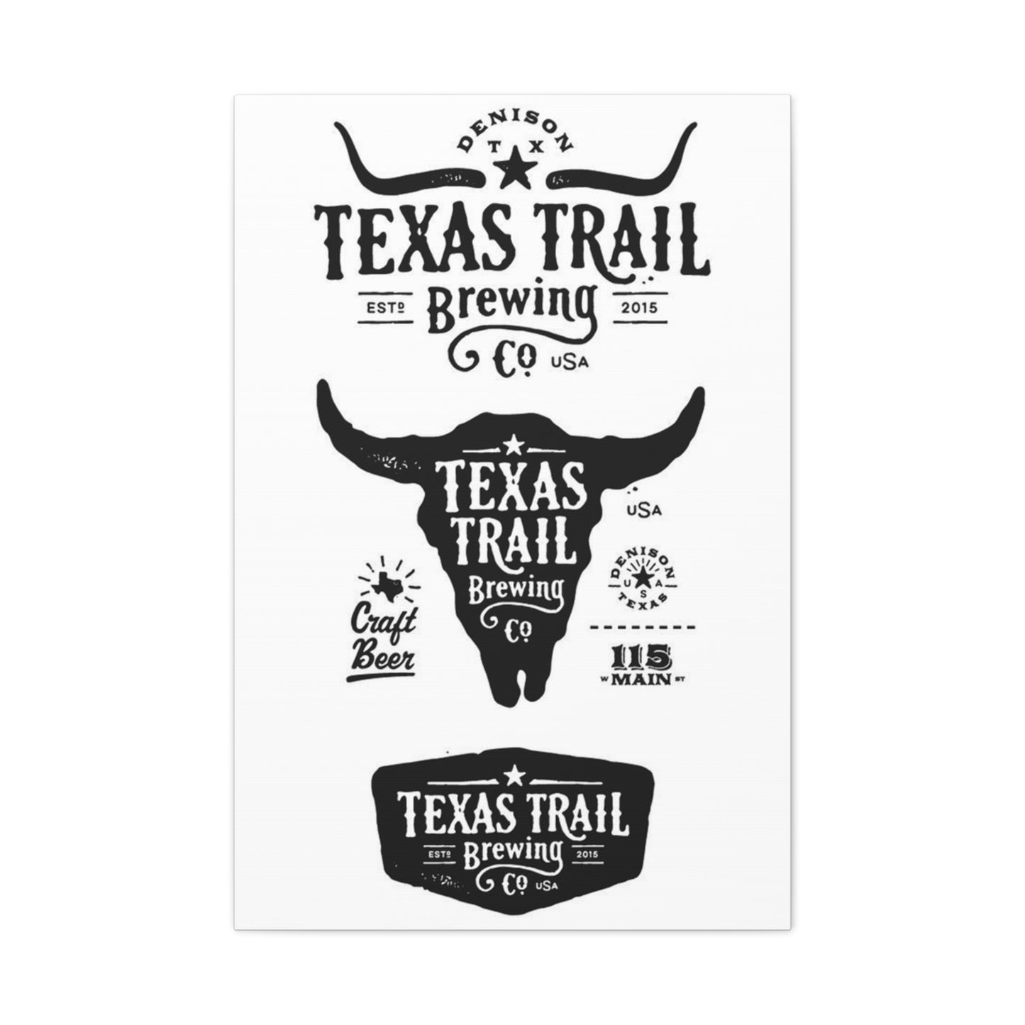 Texas Trail Brewing Co. Poster Wall Art & Canvas Prints