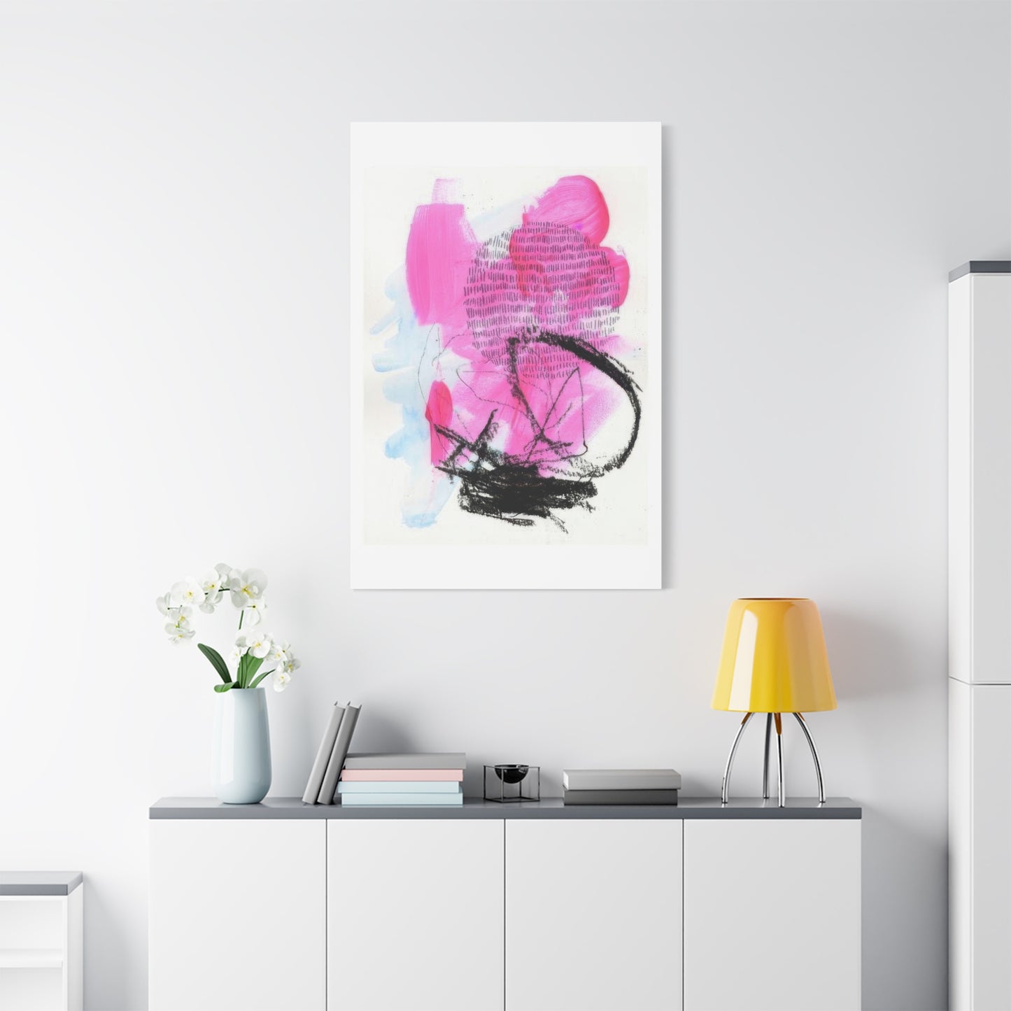 Jennifer Paxton Parker Neon Flamingos 2 Wall Art & Canvas Prints