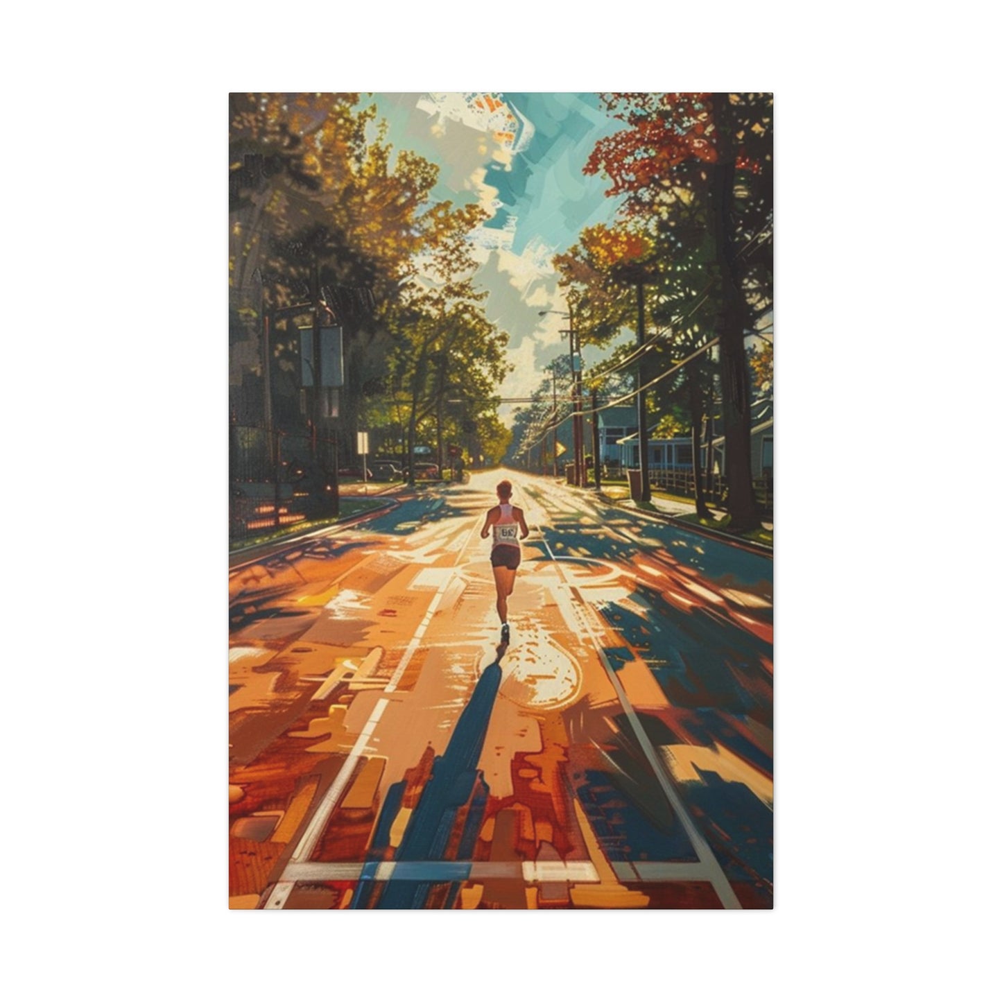 Morning Running Wall Art & Canvas Prints