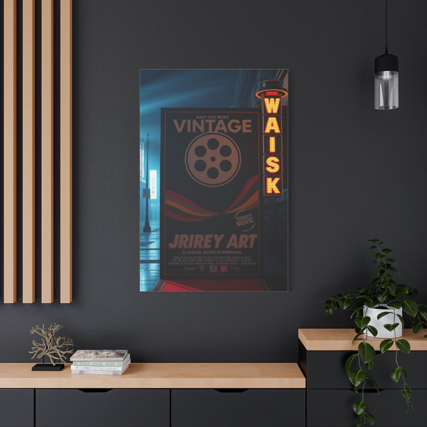 Vintage Movie Posters Art Refined Canvas Wall Art & Canvas Print