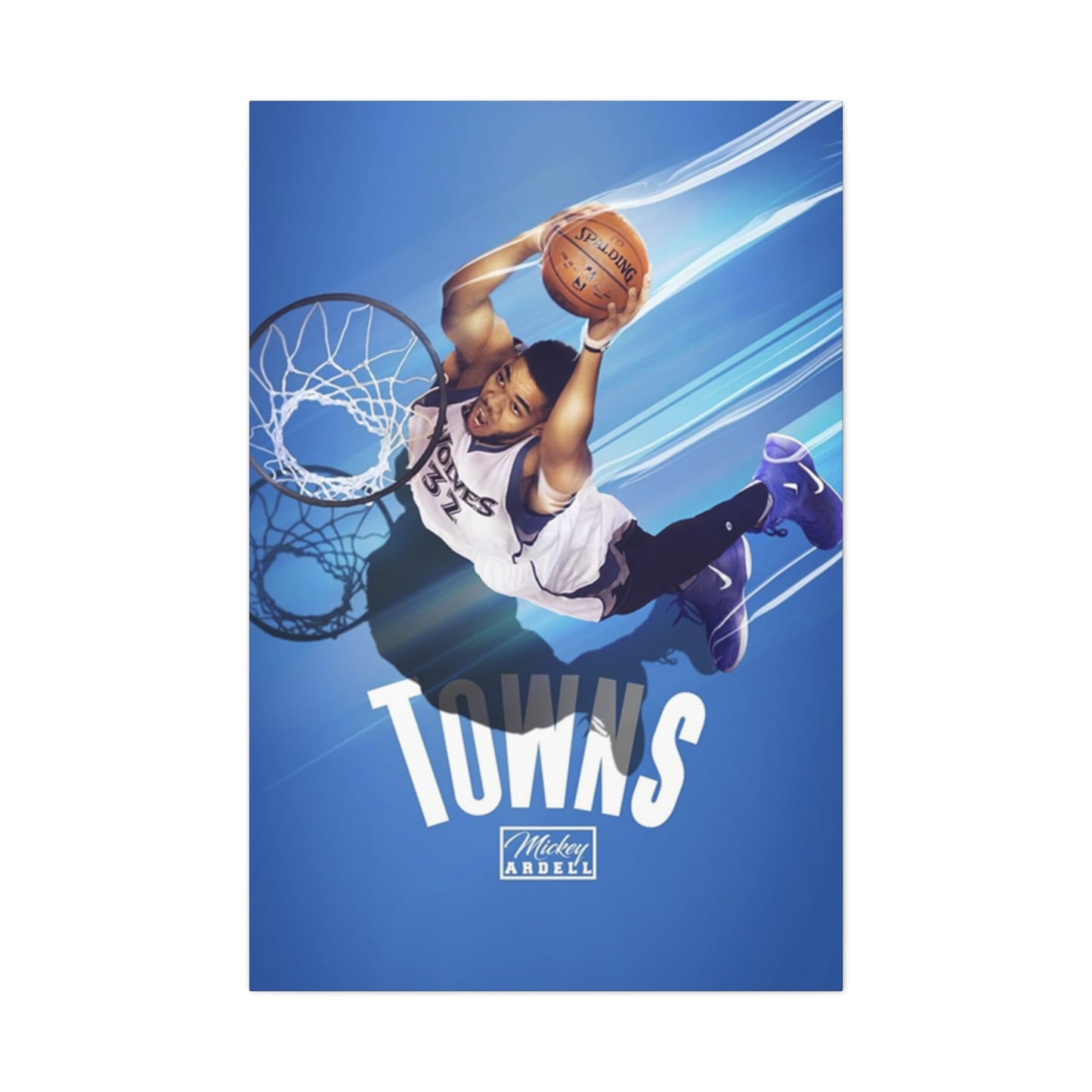 Towns Basketball Poster Wall Art & Canvas Prints