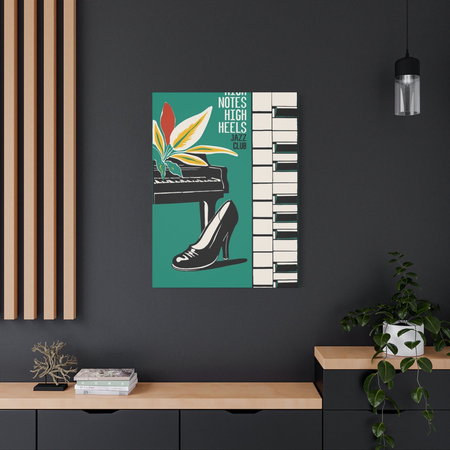 High Notes High Heels Wall Art & Canvas Prints