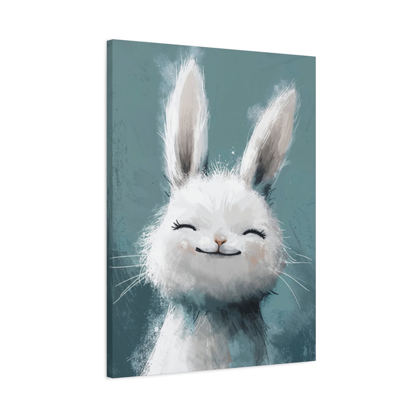 The Small White Bunny Wall Art & Canvas Prints