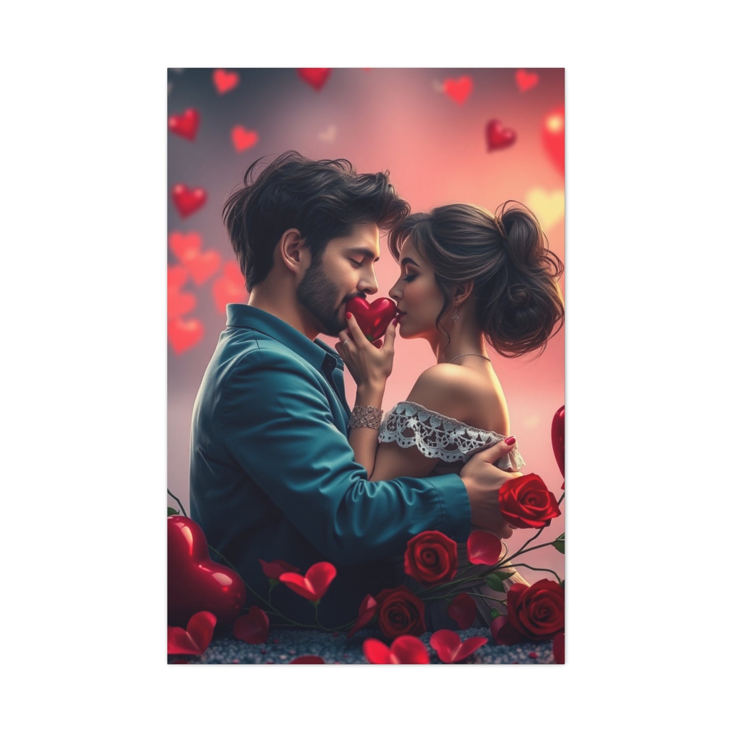 Valentine's Day Art Refined Canvas Wall Art & Canvas Print