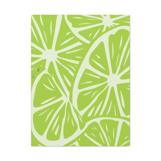 Cool Citrus Fruit Green Wall Art & Canvas Prints