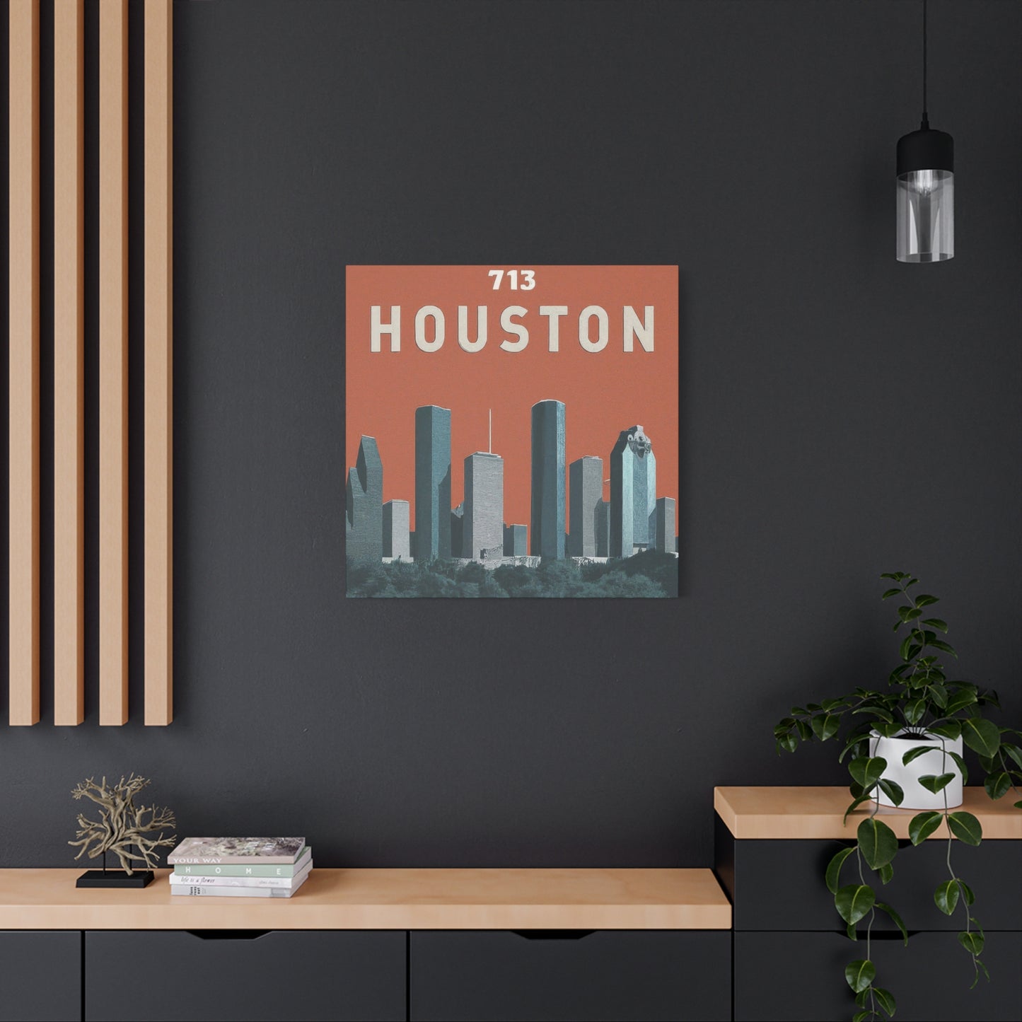 Houston Skyline 713 Wall Art & Canvas Prints