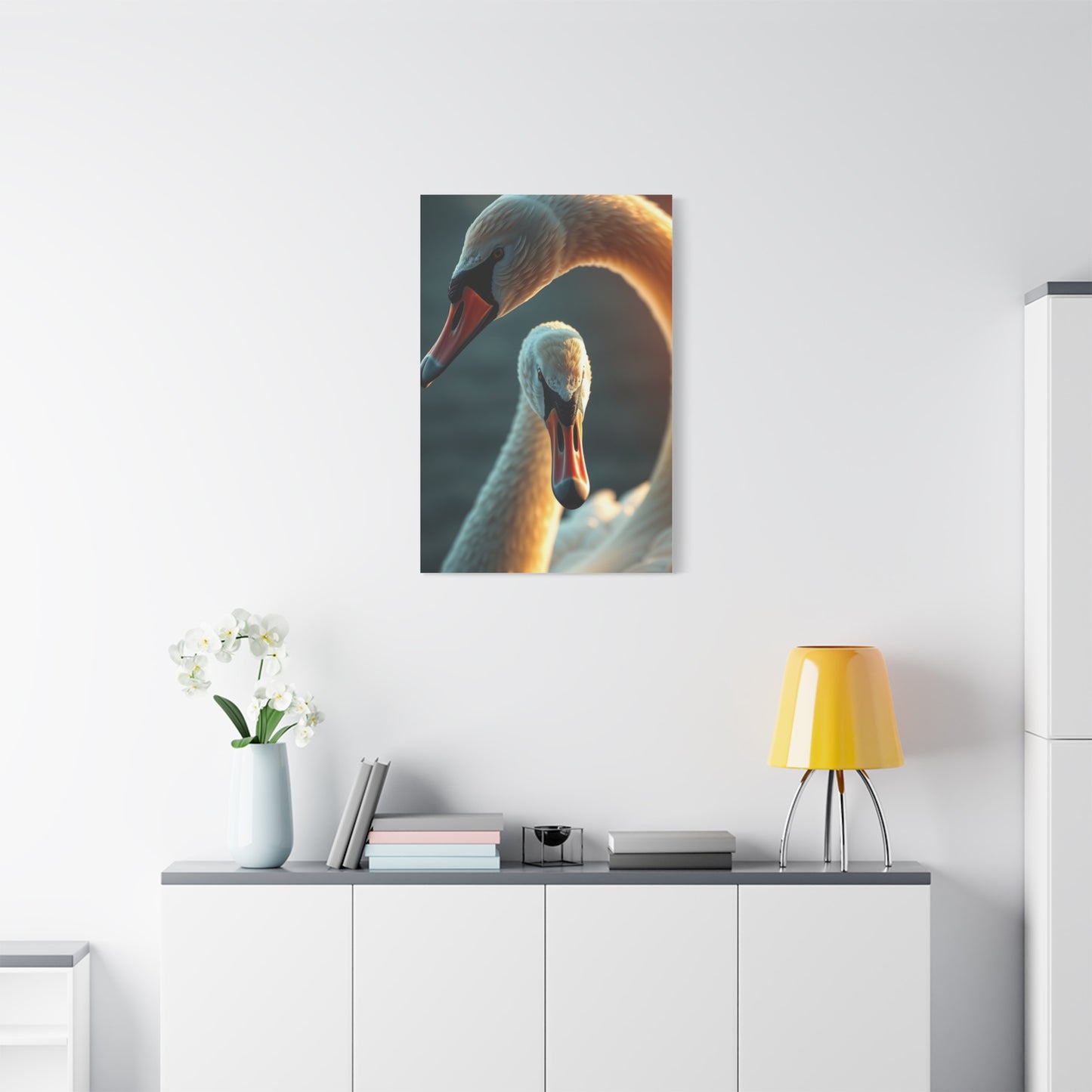 Masterpiece Swan Art Vision Wall Art & Canvas Print