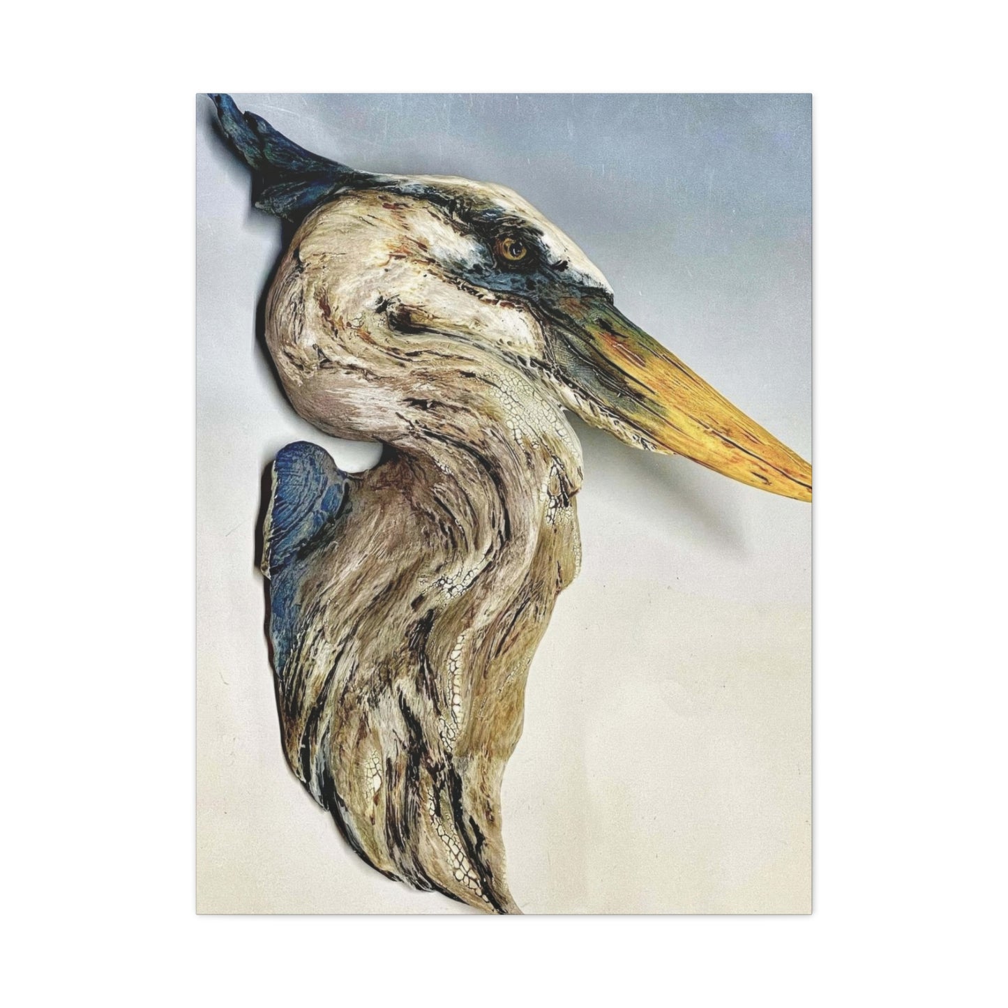 Driftwood Crane 2 Wall Art & Canvas Prints