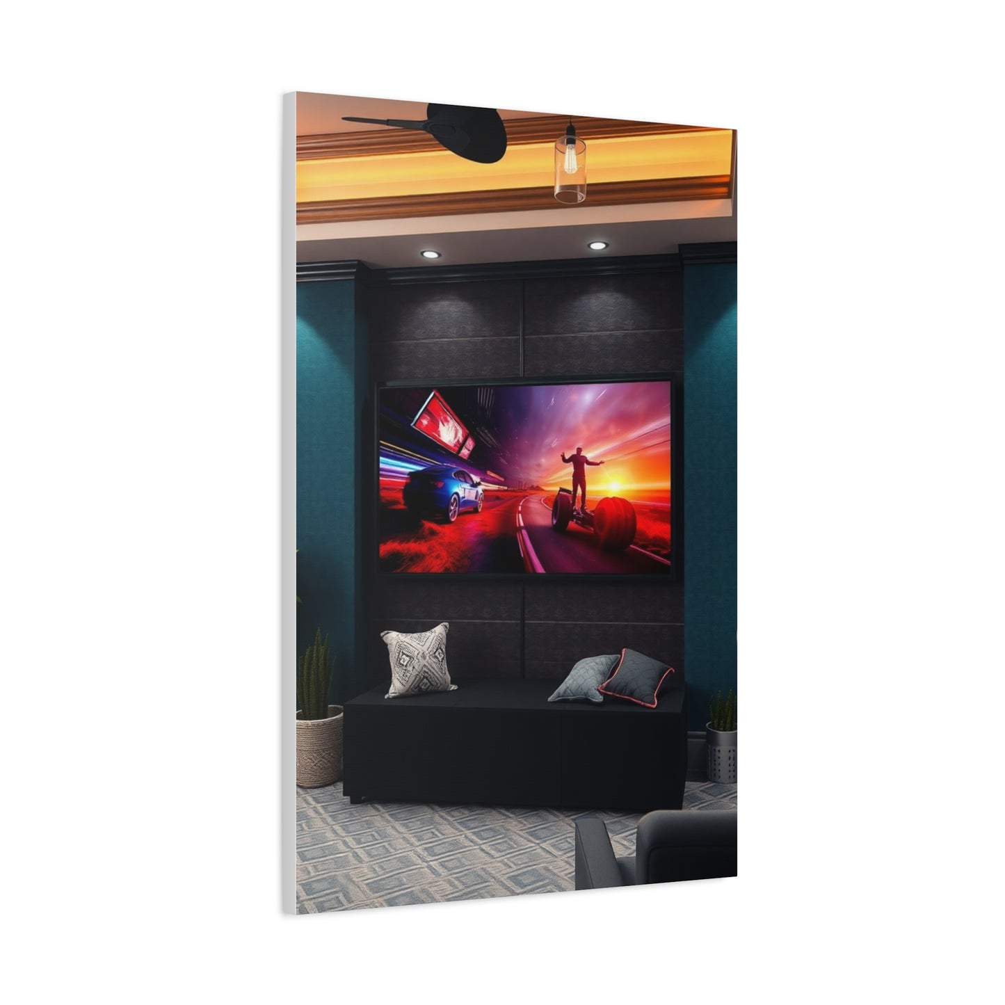 Home Theatre Decor Art Supreme Gallery Wall Art & Canvas Print