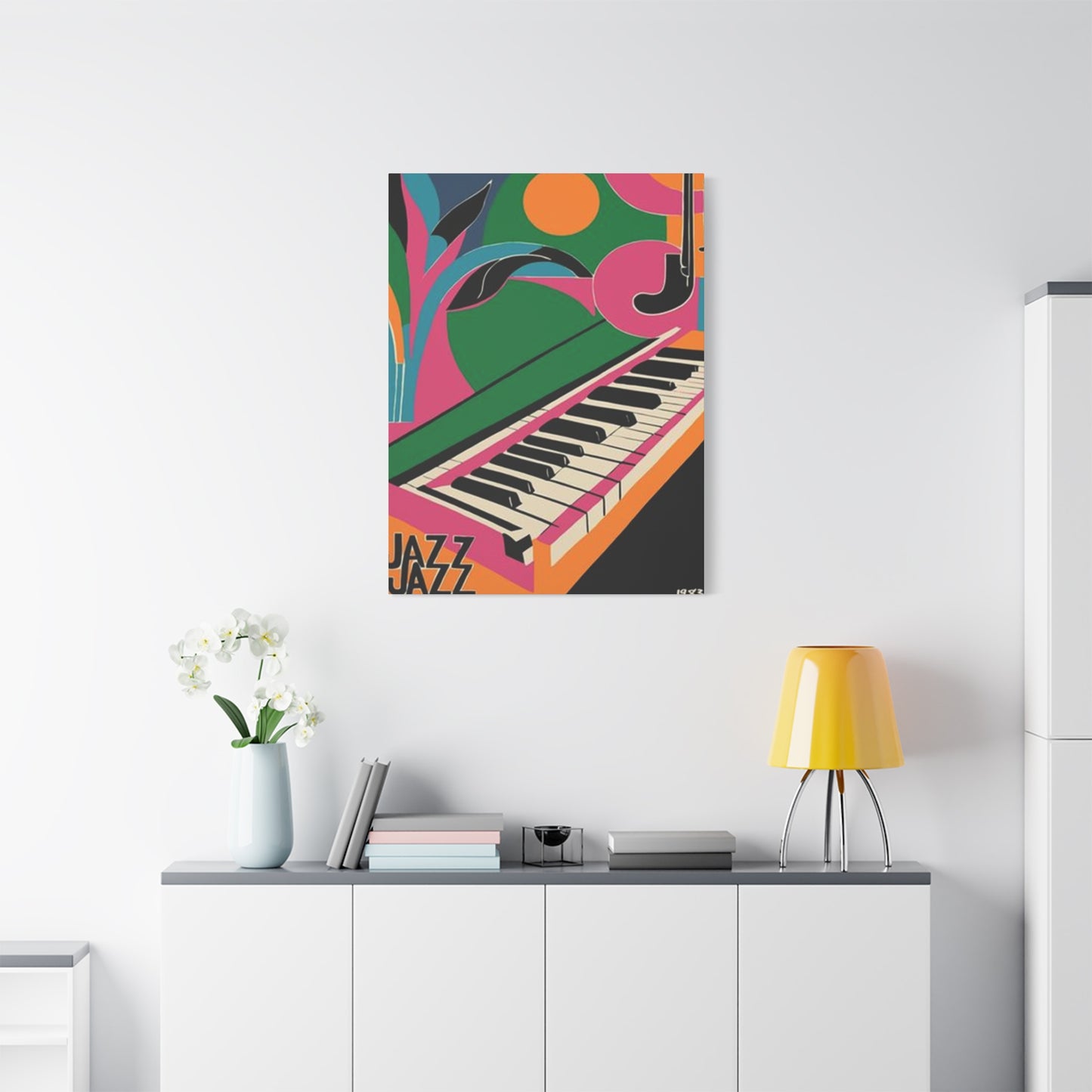 Colorful Jazz Poster Wall Art & Canvas Prints