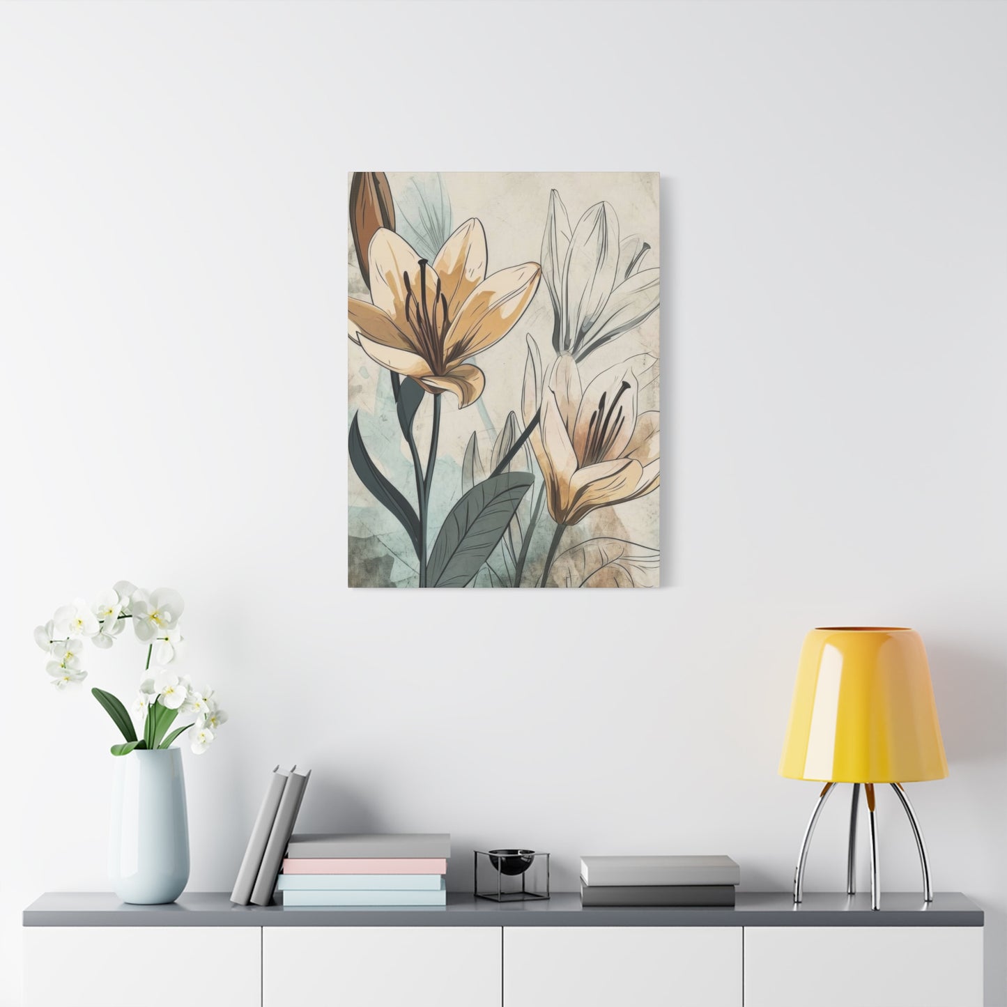 Flowers Earth Tones Wall Art & Canvas Prints