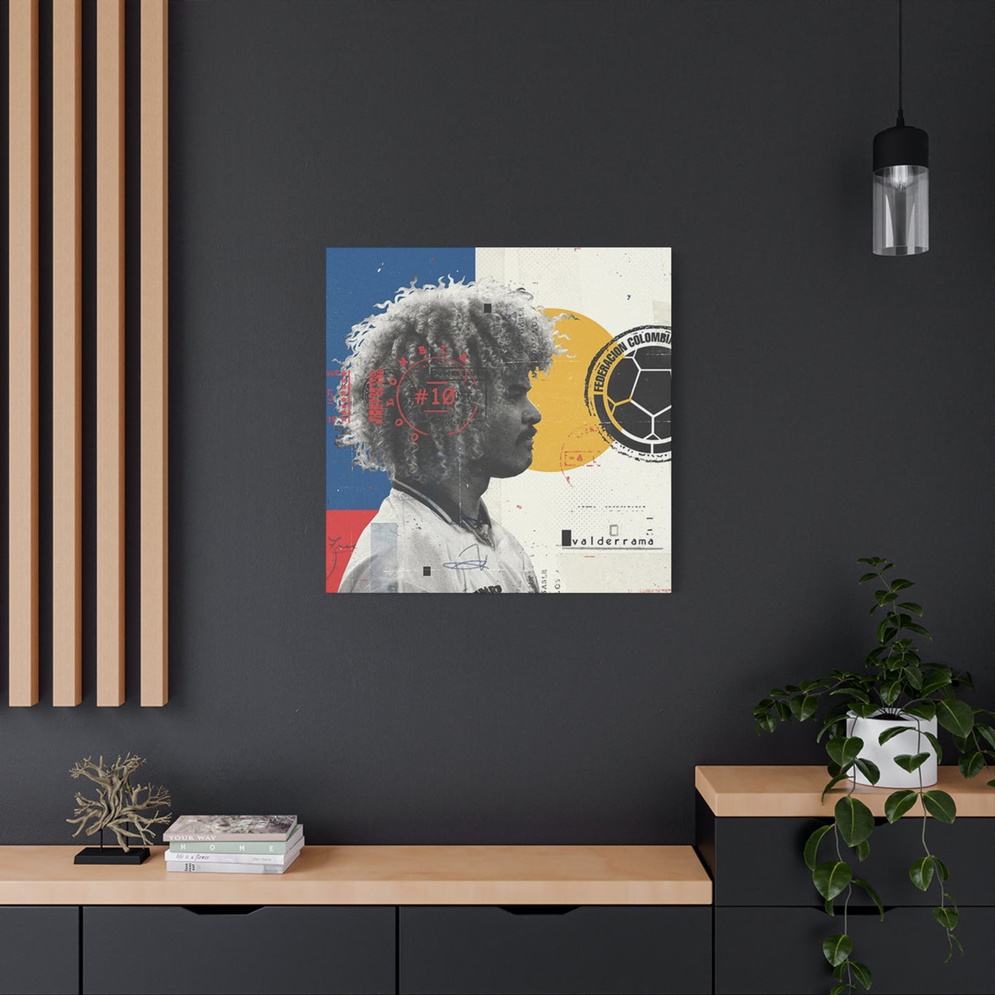 Football Player Abstract Wall Art & Canvas Prints