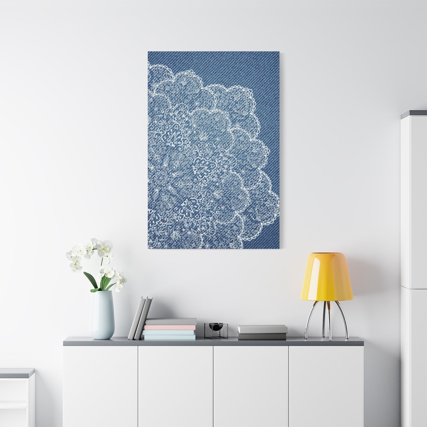 Denim Pattern Wall Art & Canvas Prints