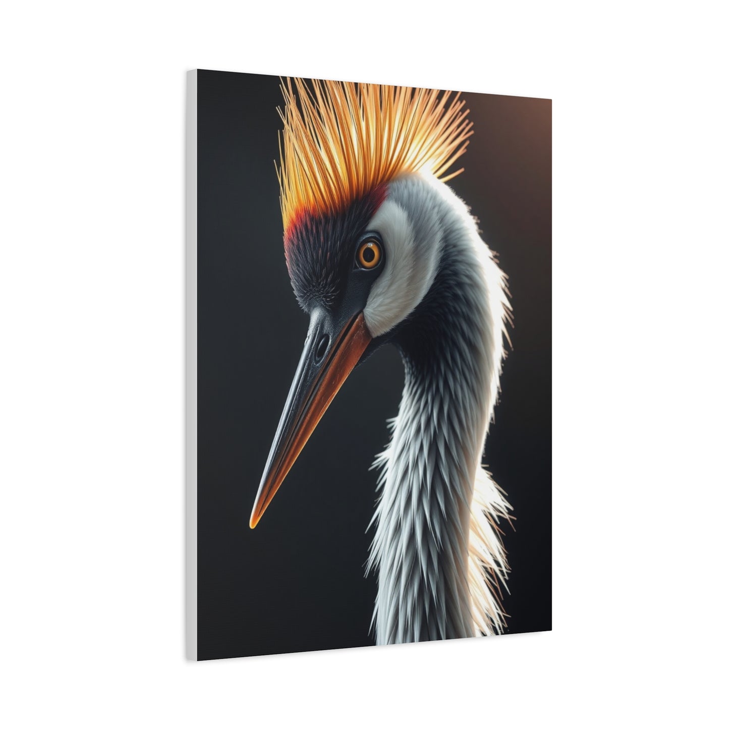 Crane Bird Art Refined Canvas Wall Art & Canvas Print