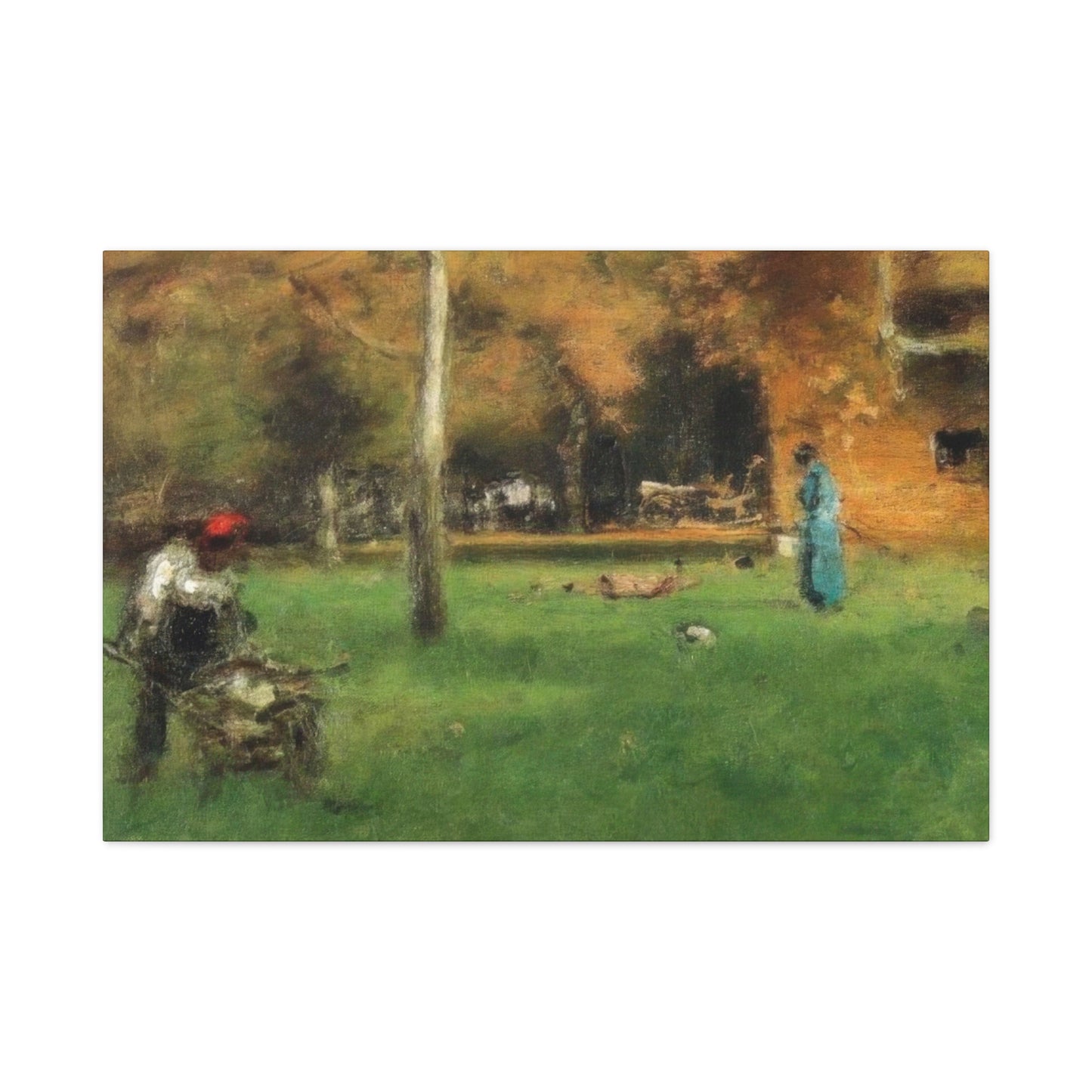 The Old Barn George Inness Wall Art & Canvas Prints