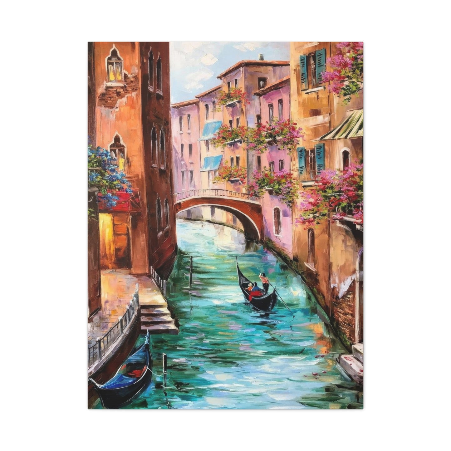 Venice Italy Boat Painting Wall Art & Canvas Prints