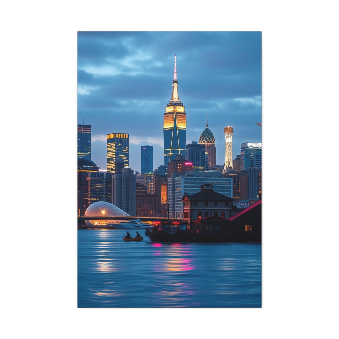 Elite City Skylines Art Vision Wall Art & Canvas Print
