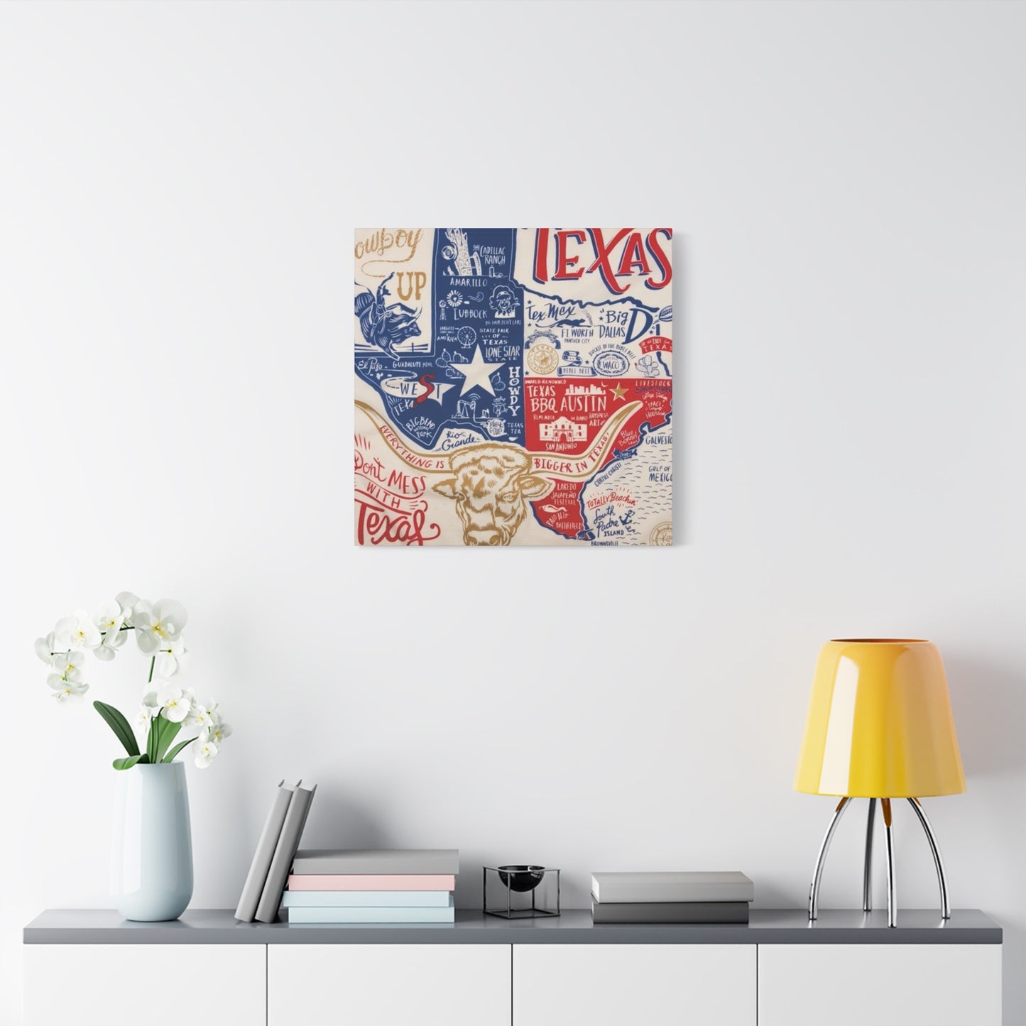 Texas Poster Wall Art & Canvas Prints