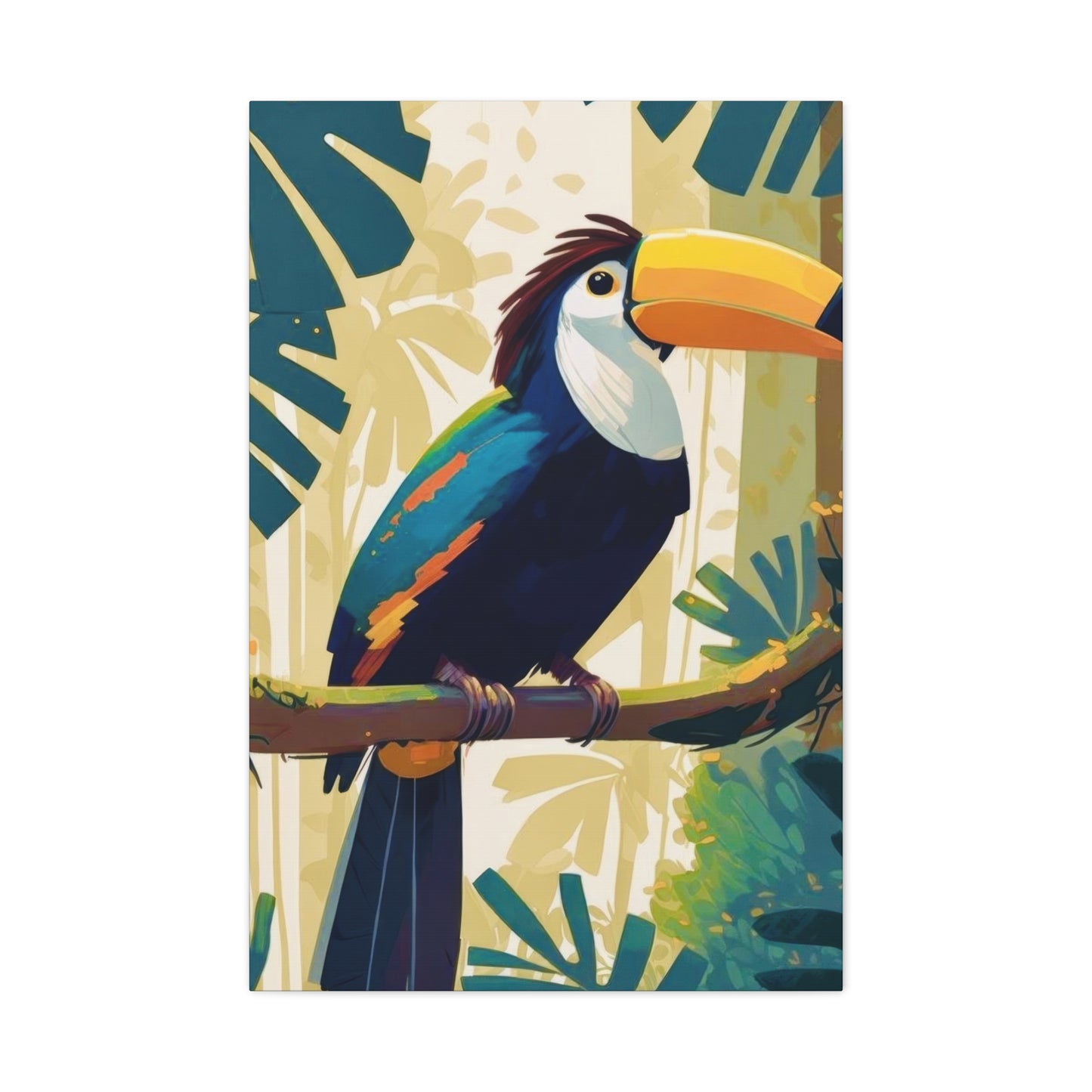 Toucan Portrait Deco Wall Art & Canvas Prints