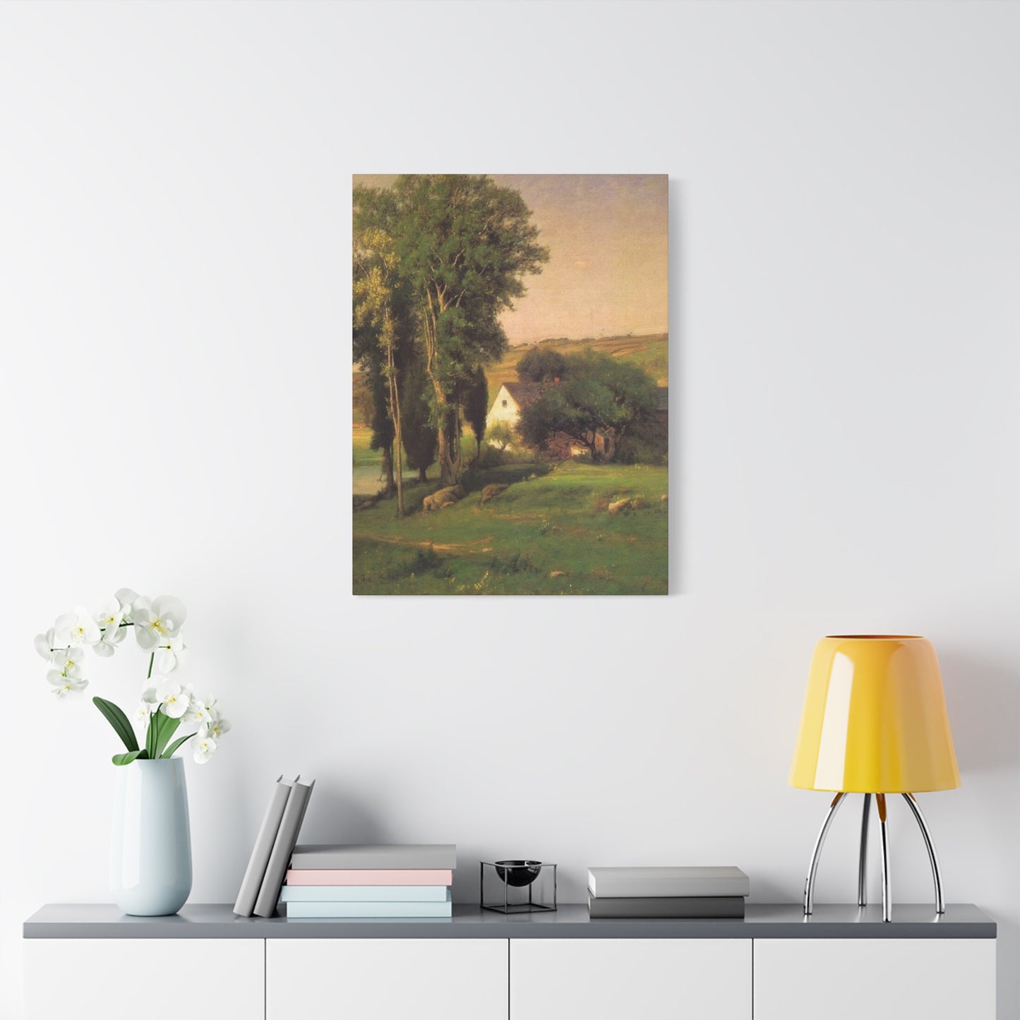 Old Homestead George Inness Wall Art & Canvas Prints