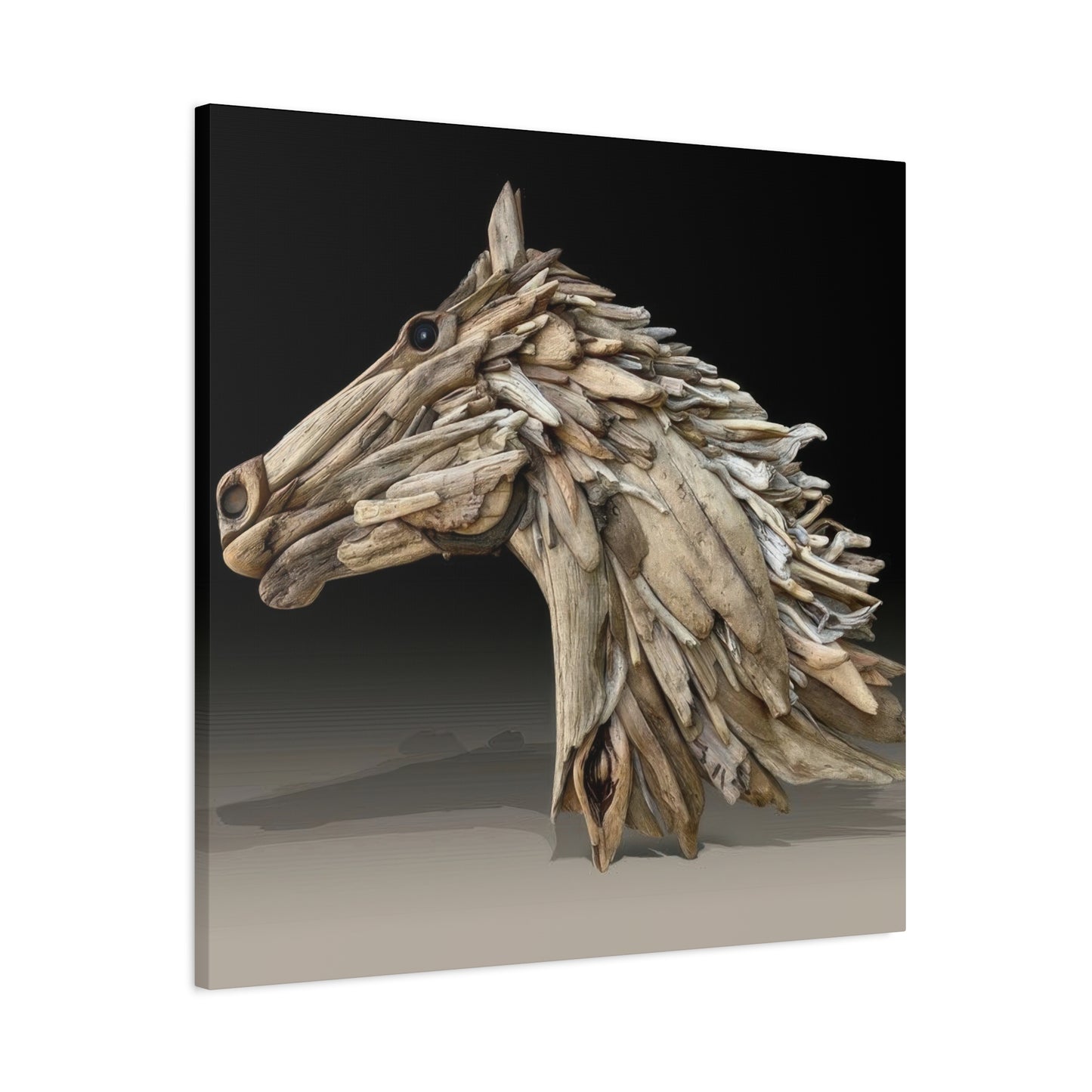 Driftwood Horse Head Wall Art & Canvas Prints