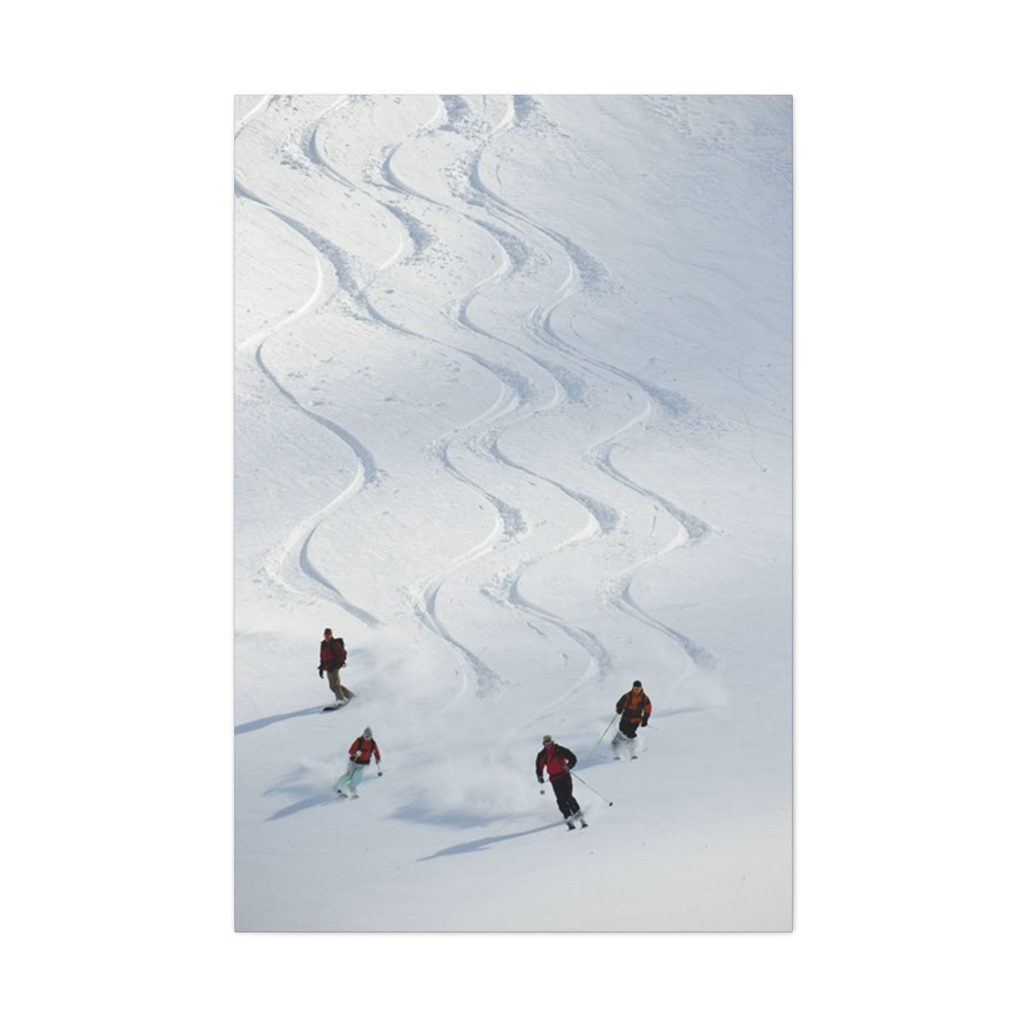 The Four Skiers Wall Art & Canvas Prints