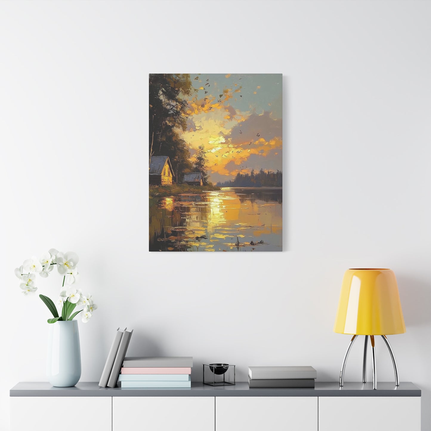 Sunset Impressionism Wall Art & Canvas Prints