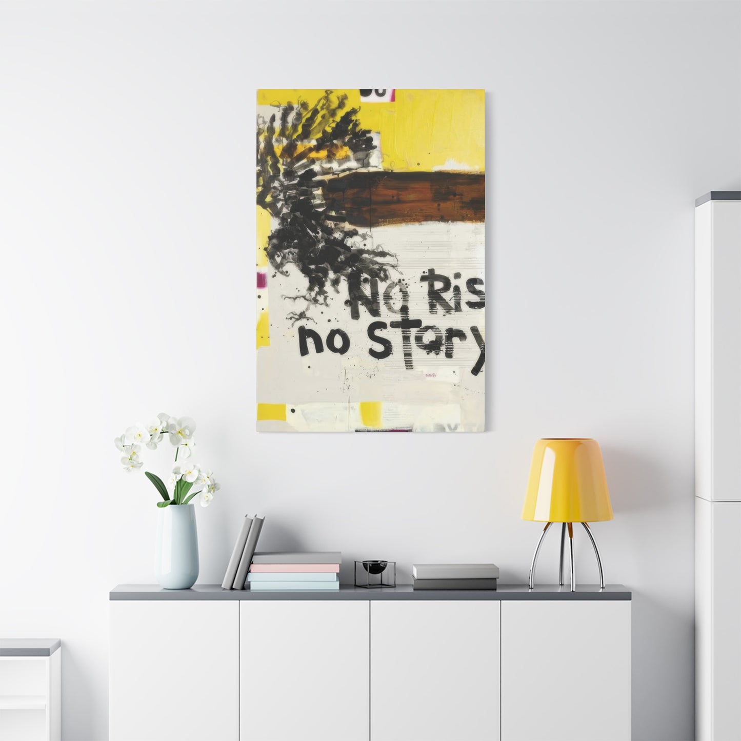 Kent Youngstrom No Risk No Story Yellow Wall Art & Canvas Prints