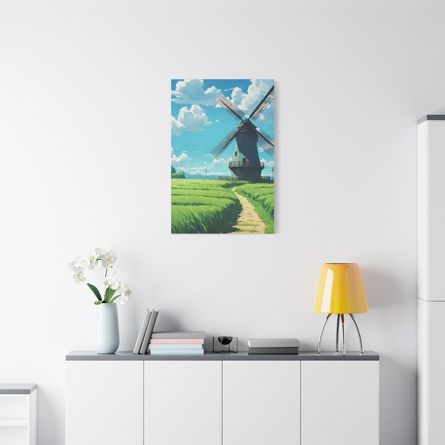 Greenfield Windmill Countryside Wall Art & Canvas Prints