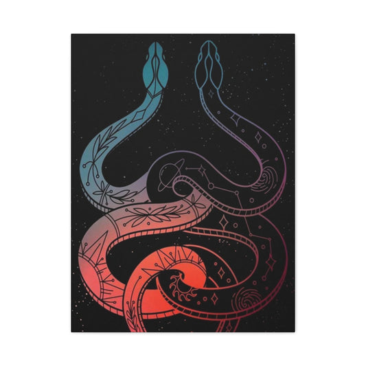 Two Snakes Poster Wall Art & Canvas Prints