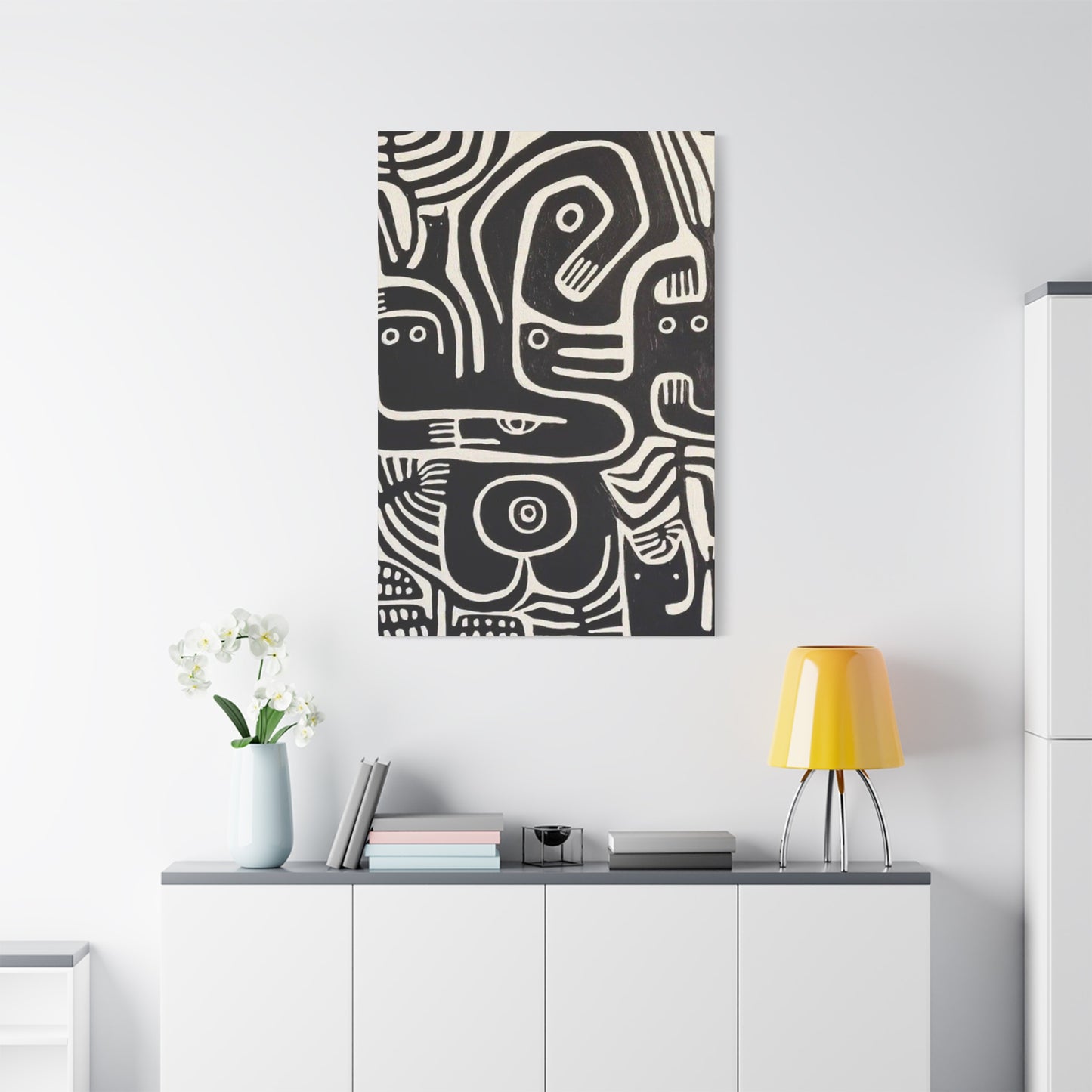 Monochrome Black Cat Wall Art & Canvas Prints